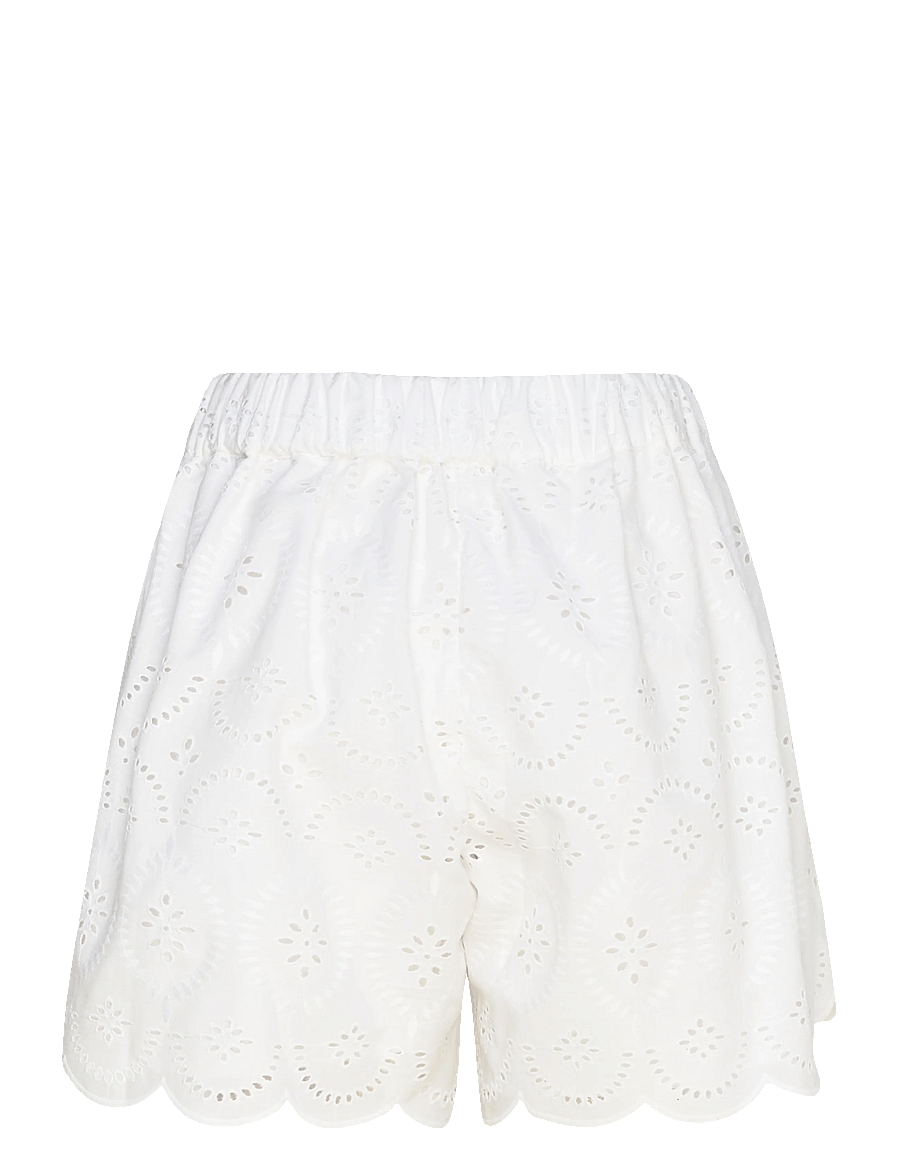 Faithfull The Brand - FONDACO SHORT - kasdienio stiliaus šortai - bianca broderie white - 2