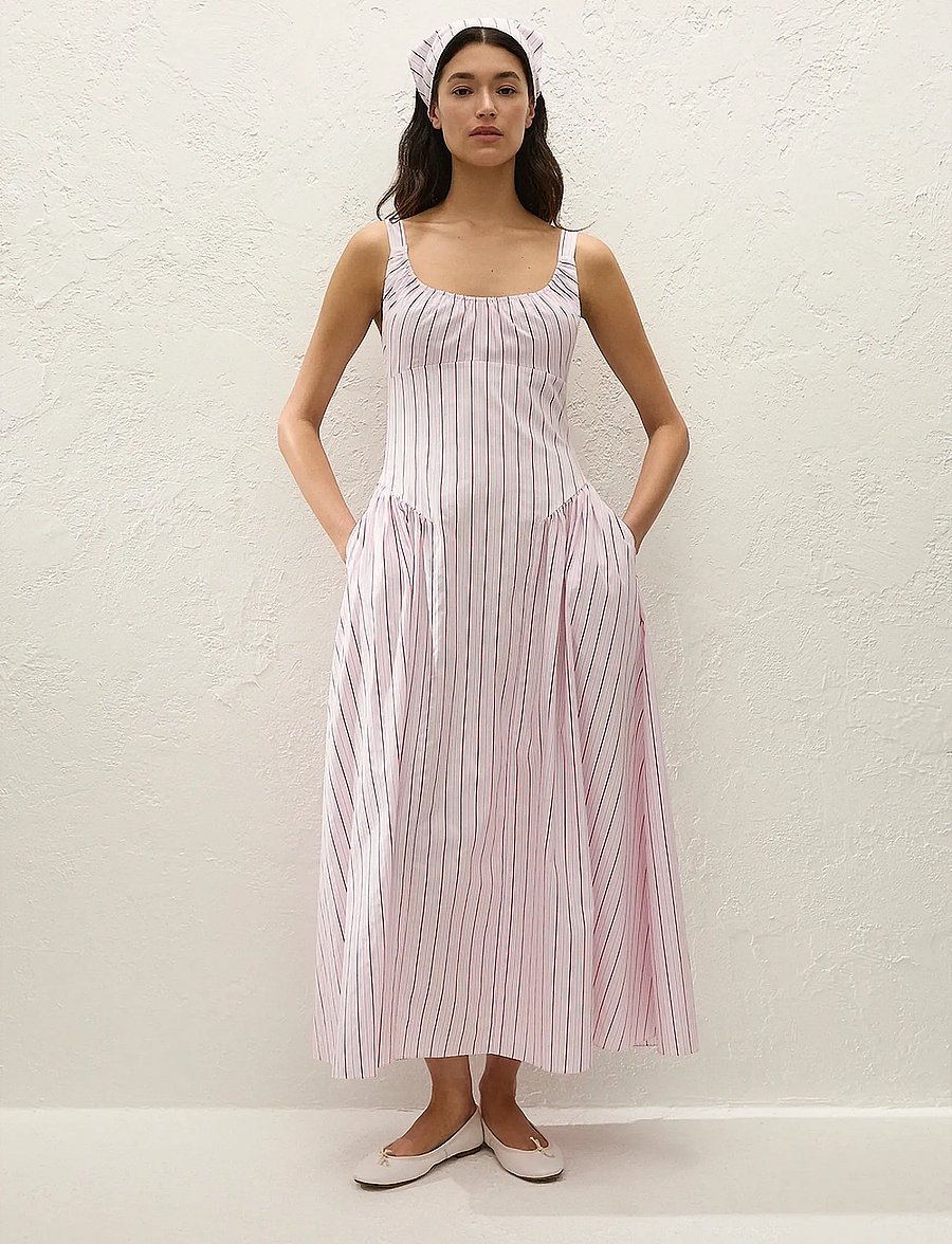 Faithfull The Brand - MARCELLA MIDI DRESS - sommerkleider - fiori stripe palazzo - 0