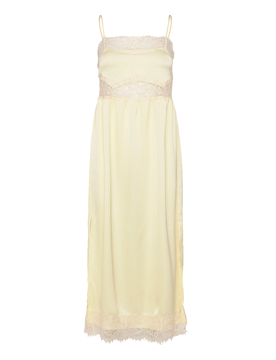 Faithfull The Brand - MORRIS MIDI DRESS - slip dresses - lucia lace - 0