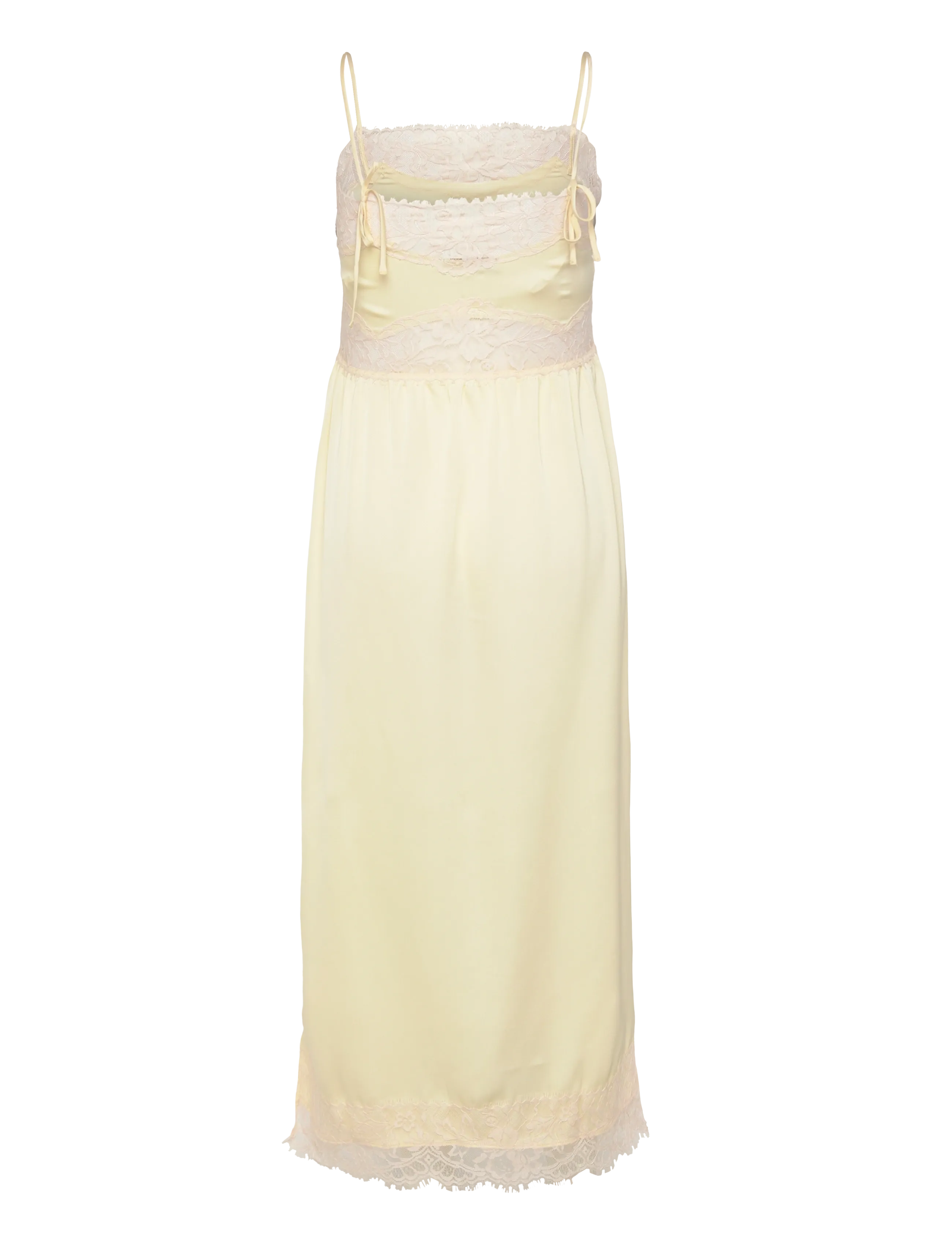Faithfull The Brand - MORRIS MIDI DRESS - slip dresses - lucia lace - 1