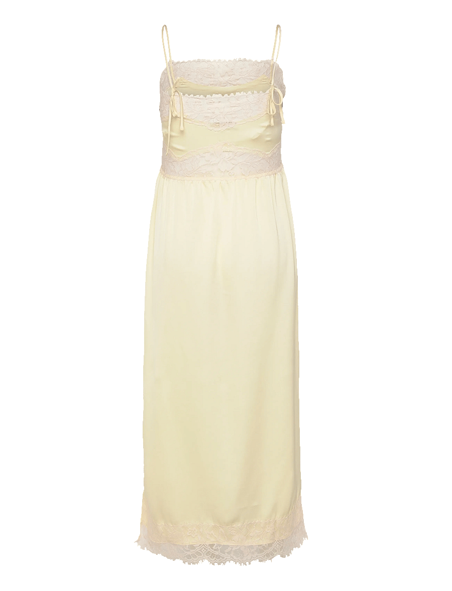 Faithfull The Brand - MORRIS MIDI DRESS - slip dresses - lucia lace - 1