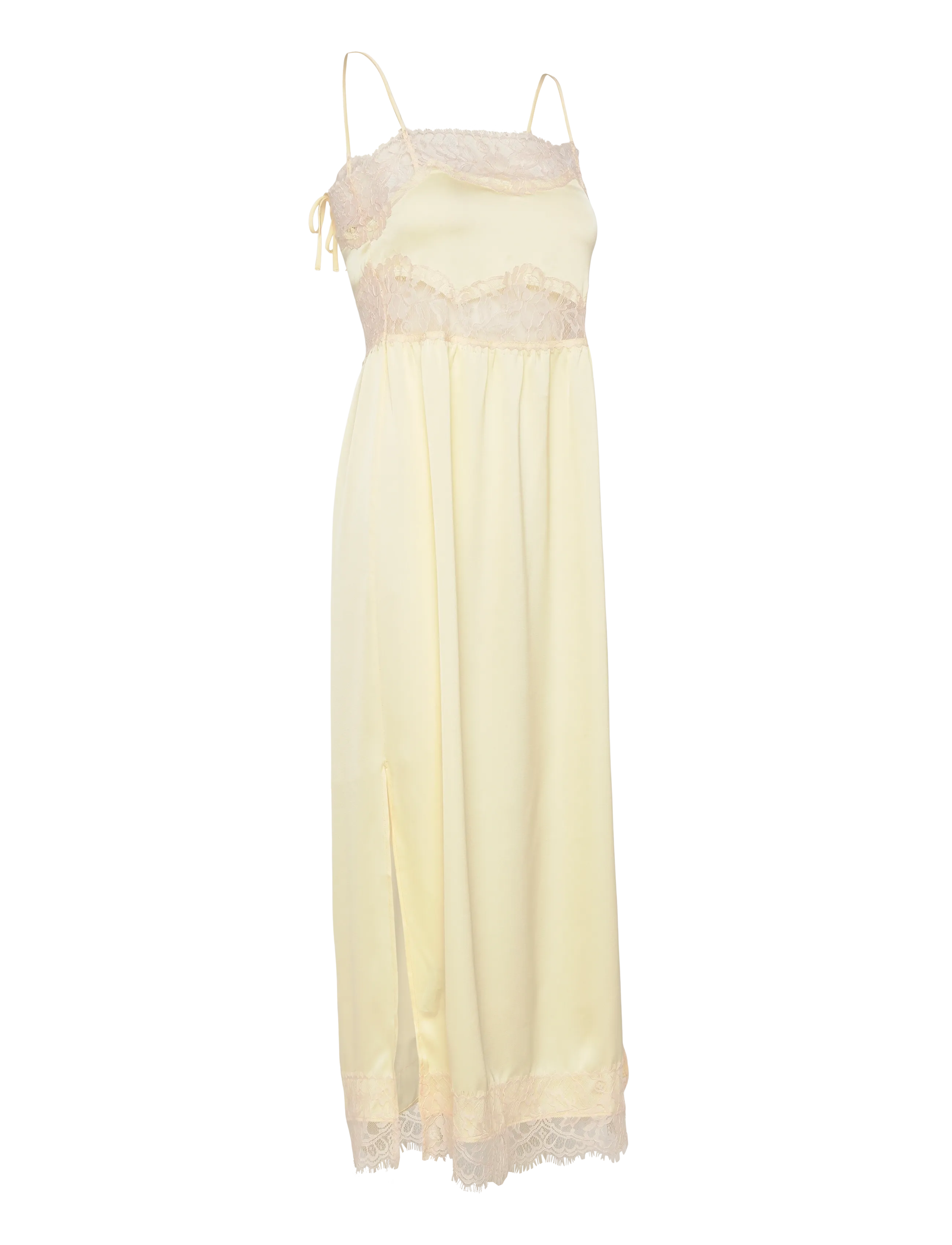 Faithfull The Brand - MORRIS MIDI DRESS - slip dresses - lucia lace - 2