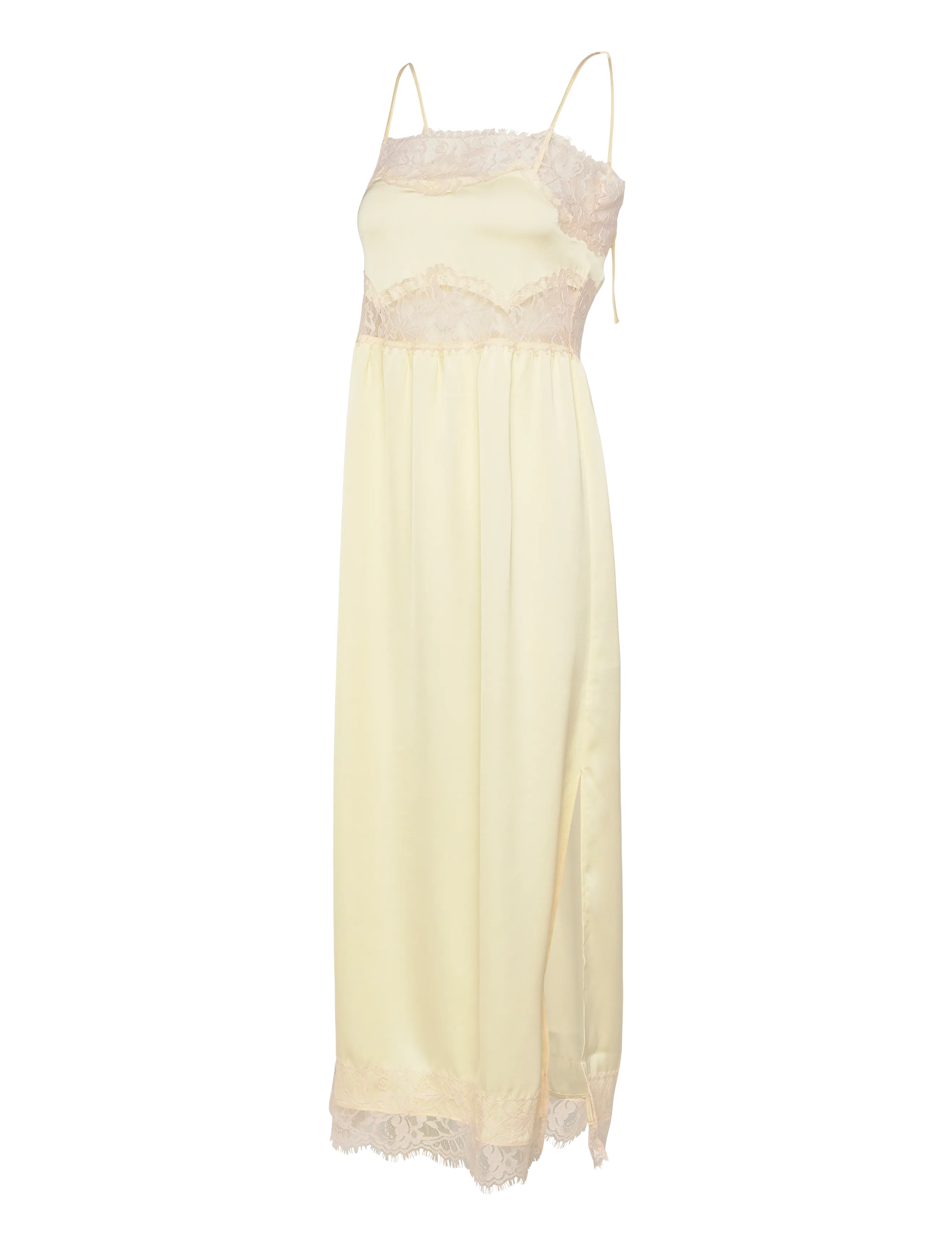 Faithfull The Brand - MORRIS MIDI DRESS - slip dresses - lucia lace - 3