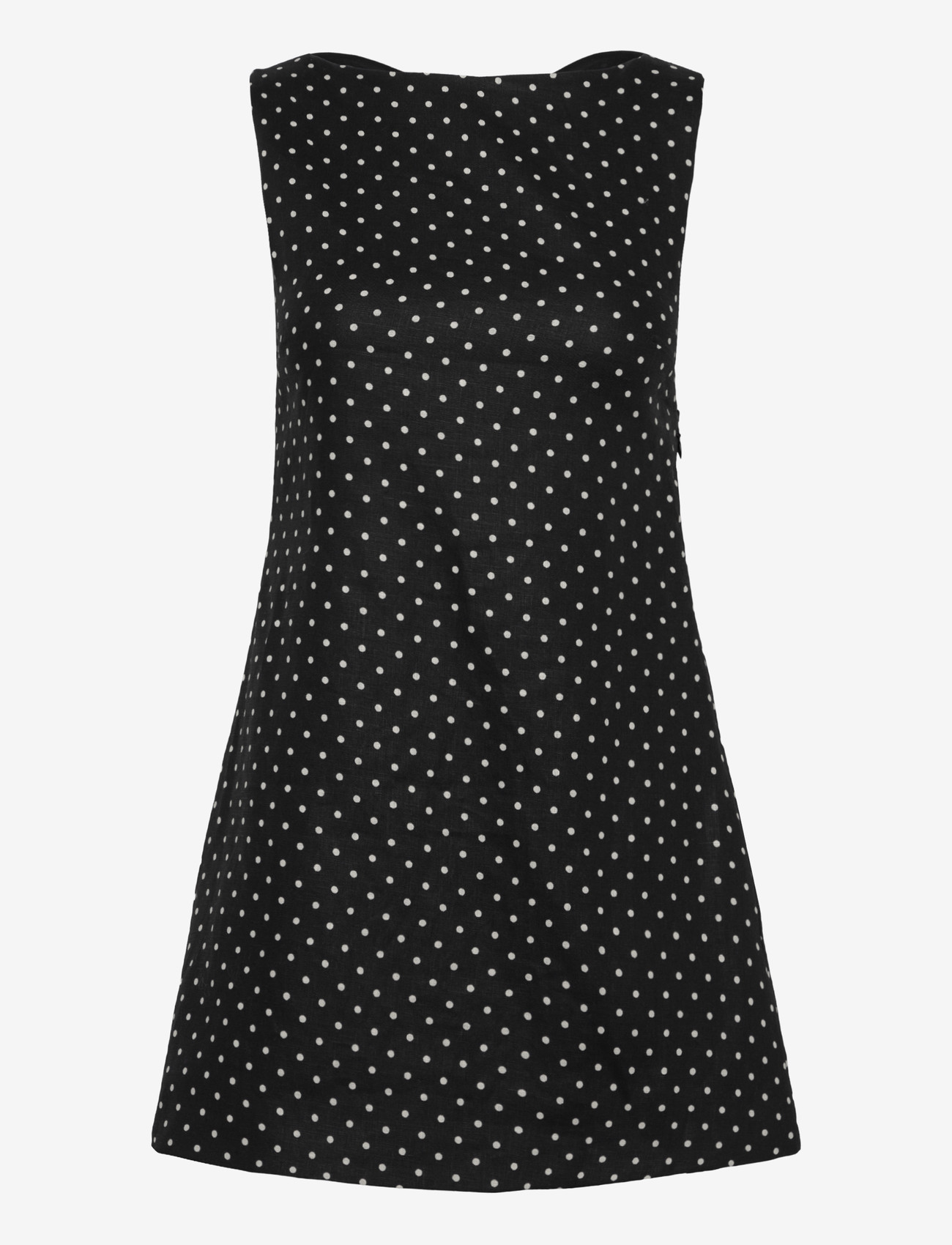 black ruffle dress plus size Plus Size Riella Ruffle Dress -Black 1X / Black at Curvy Sense main image 0