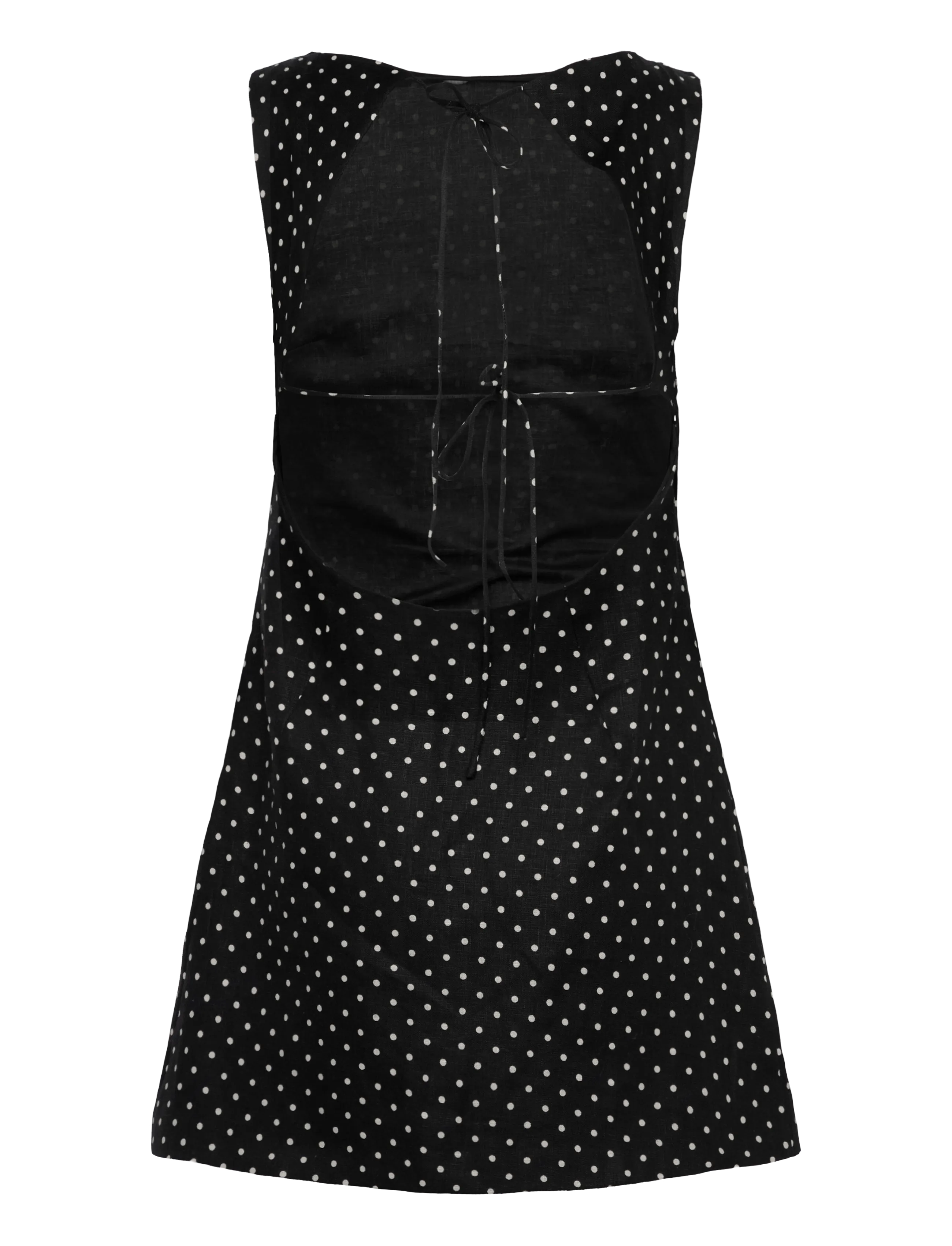 Faithfull The Brand - JACIE MINI DRESS - robes d'été - lola polka dot - black/cream - 2