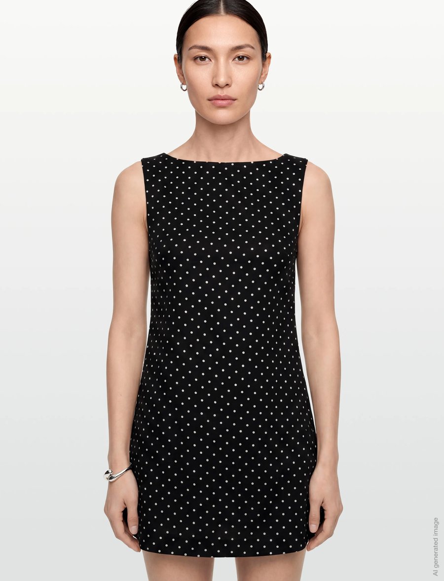 Faithfull The Brand - JACIE MINI DRESS - robes d'été - lola polka dot - black/cream - 3