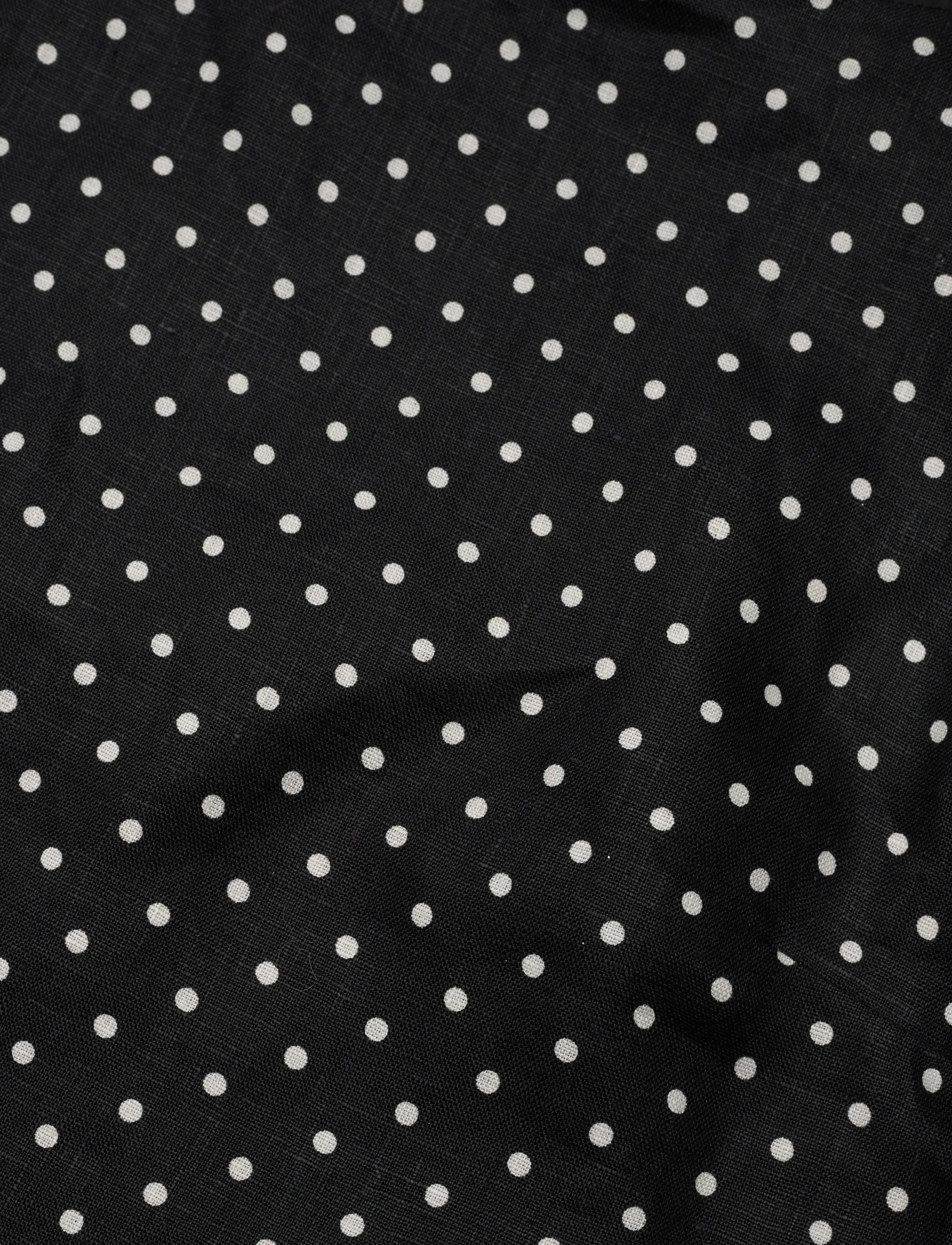 Faithfull The Brand - JACIE MINI DRESS - robes d'été - lola polka dot - black/cream - 5