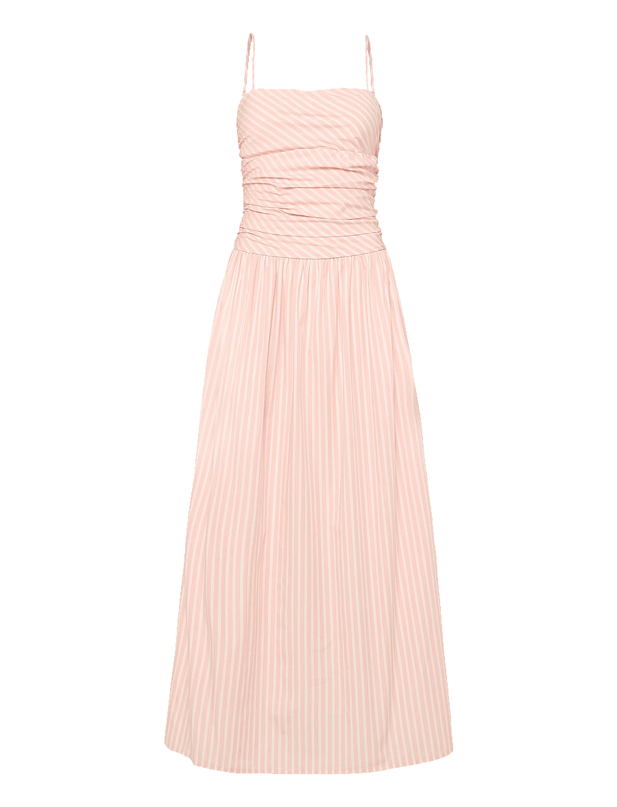 Faithfull The Brand - PORTLLIGAT MAXI DRESS - sommerkjoler - carmen stripe - peony white - 1