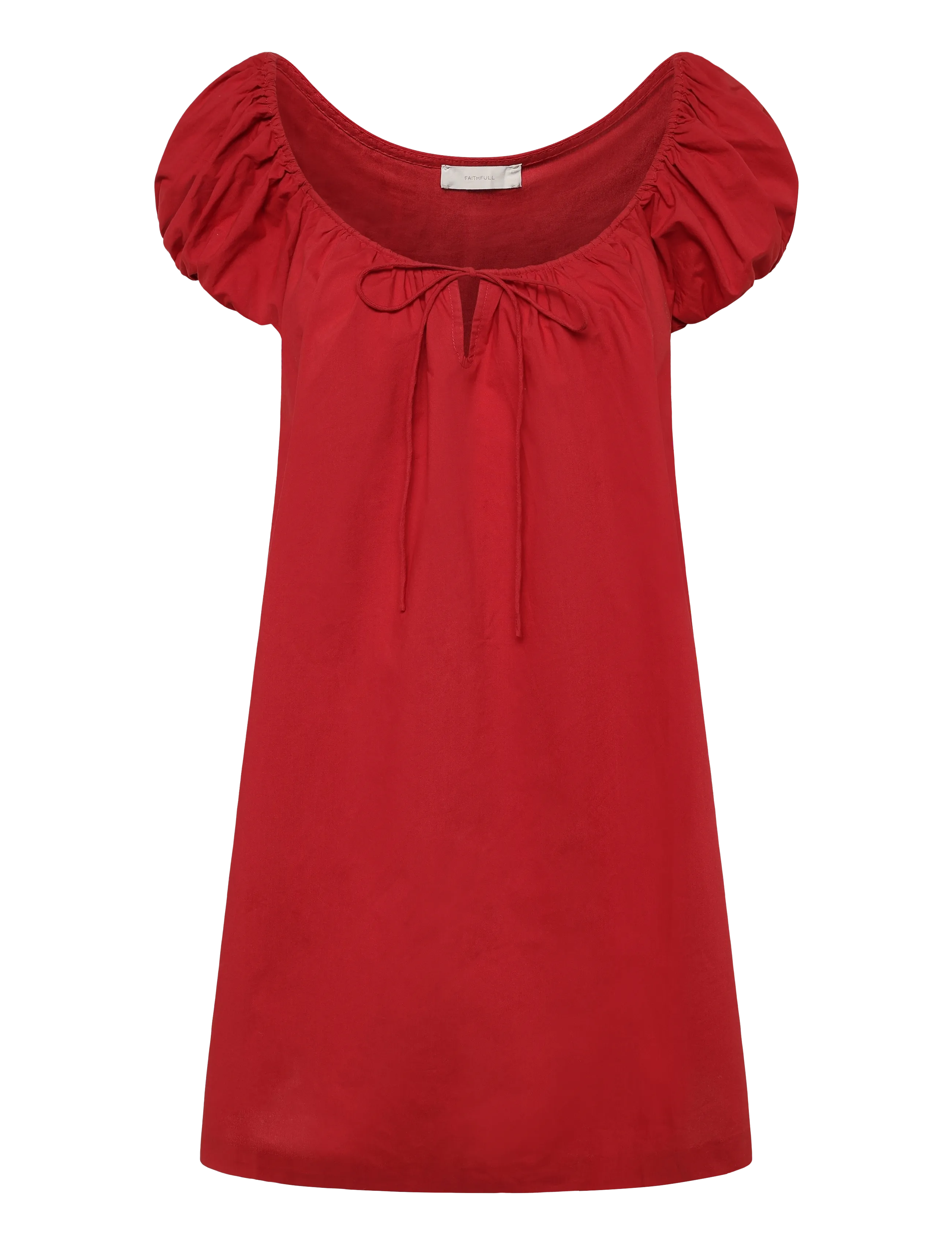 Faithfull The Brand MARBLAU MINI DRESS - Sommerkjoler - CHILLI / red