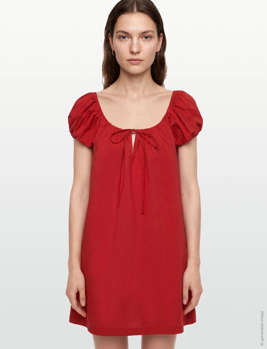 Faithfull The Brand - MARBLAU MINI DRESS - sommerkjoler - chilli - 3