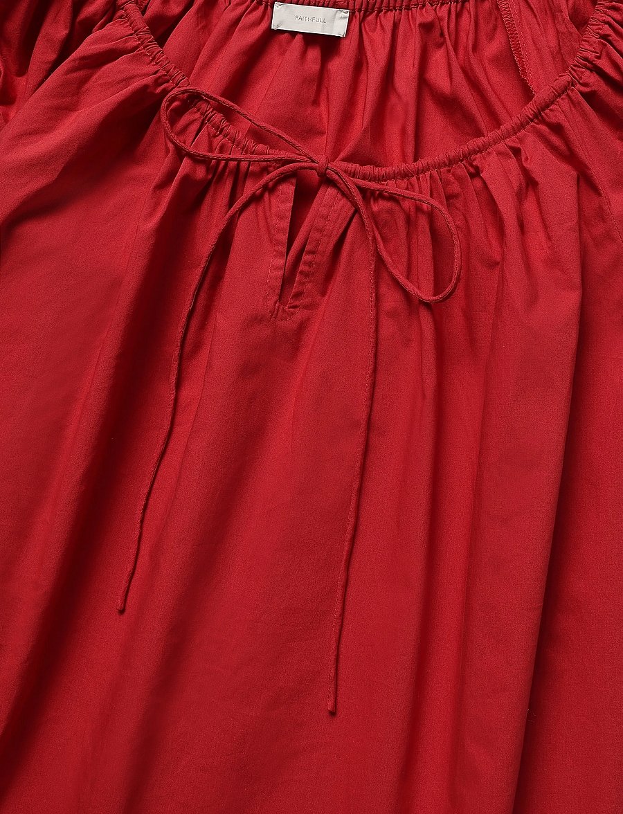 Faithfull The Brand - MARBLAU MINI DRESS - sommerkjoler - chilli - 5