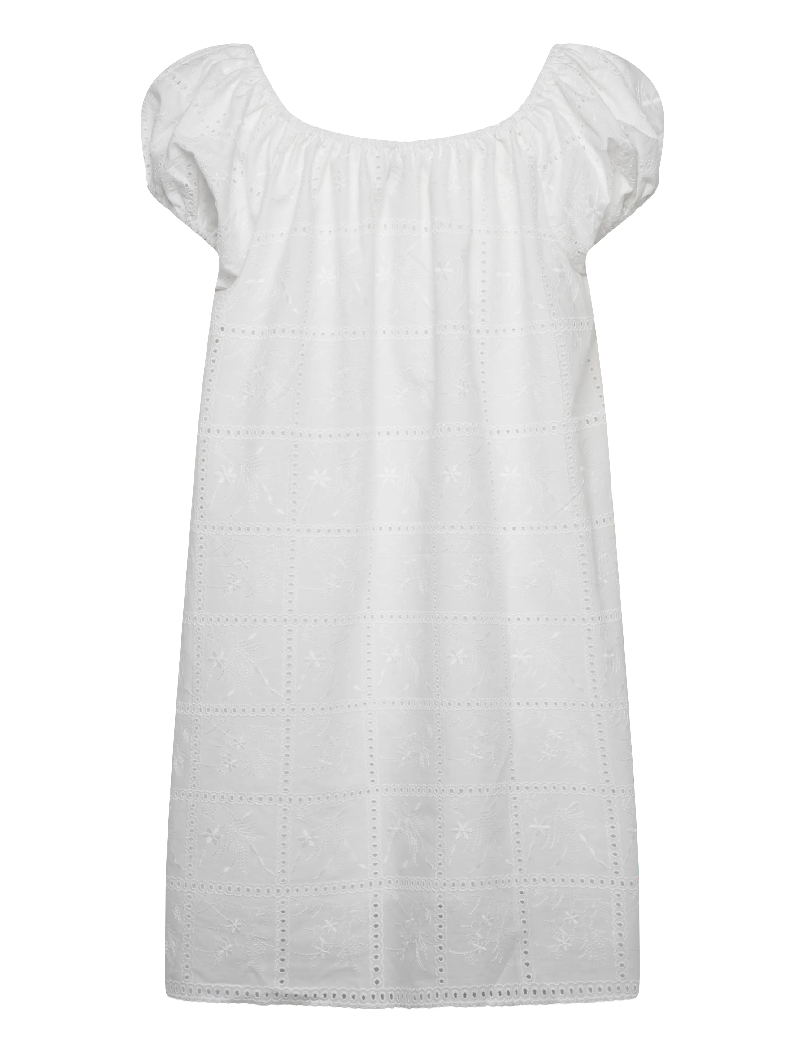 Faithfull The Brand - SERAFINA MINI DRESS - konfirmation - handkerchief broderie white - 2