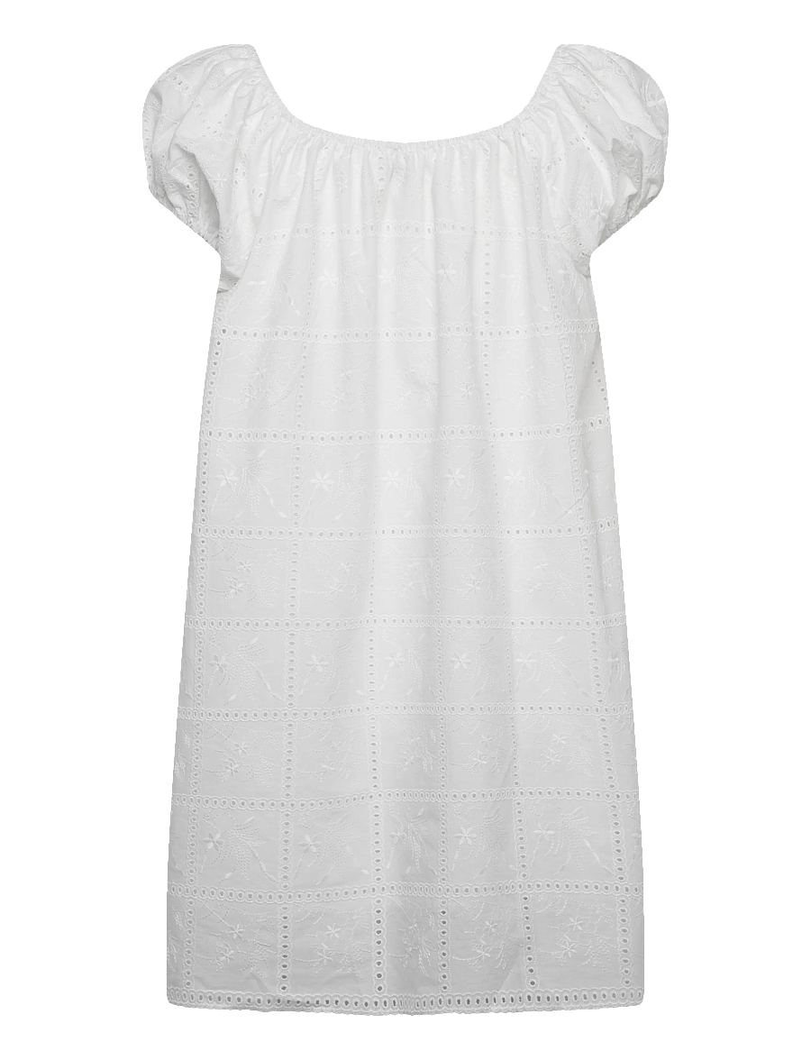 Faithfull The Brand - SERAFINA MINI DRESS - konfirmation - handkerchief broderie white - 2