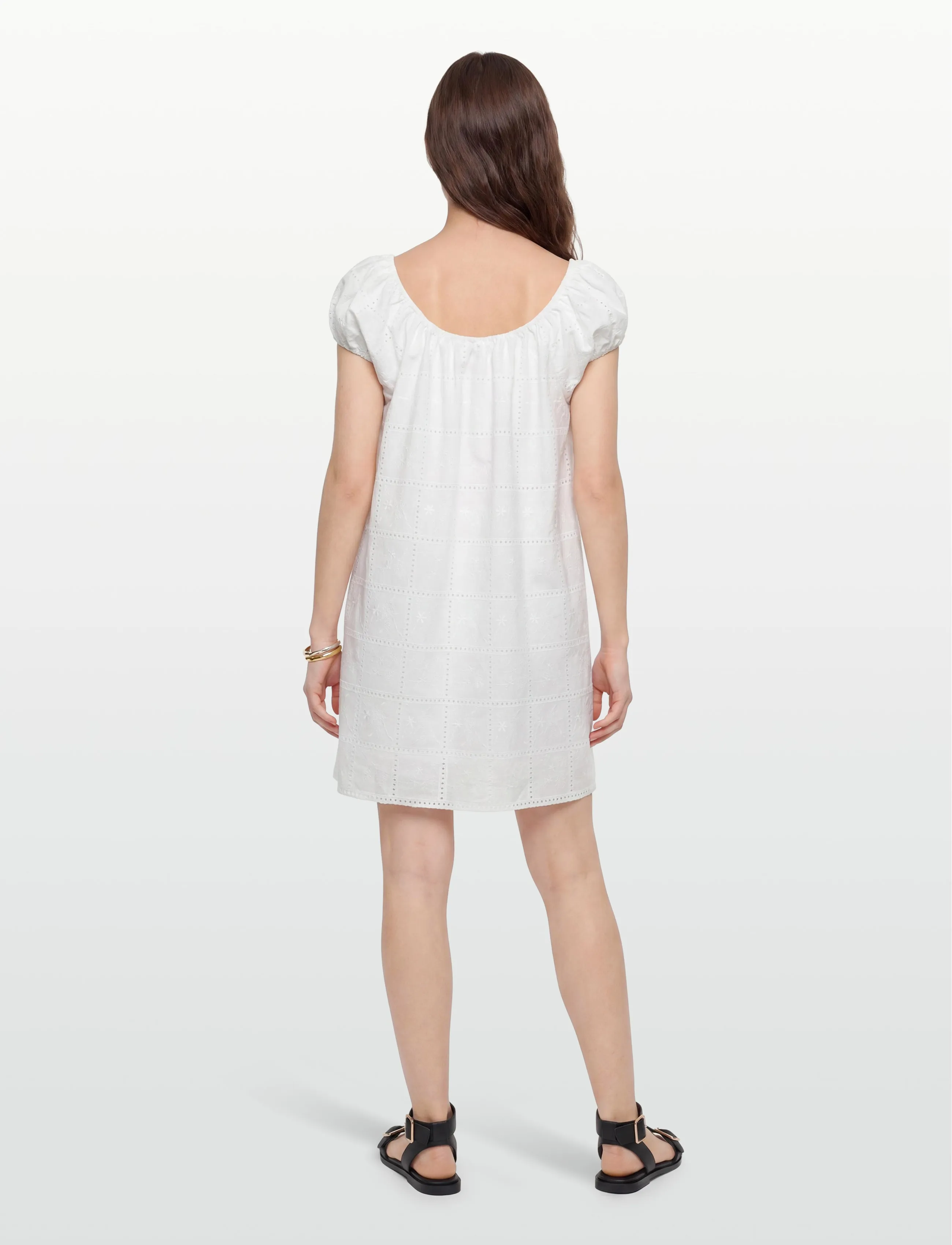 Faithfull The Brand - SERAFINA MINI DRESS - konfirmation - handkerchief broderie white - 4