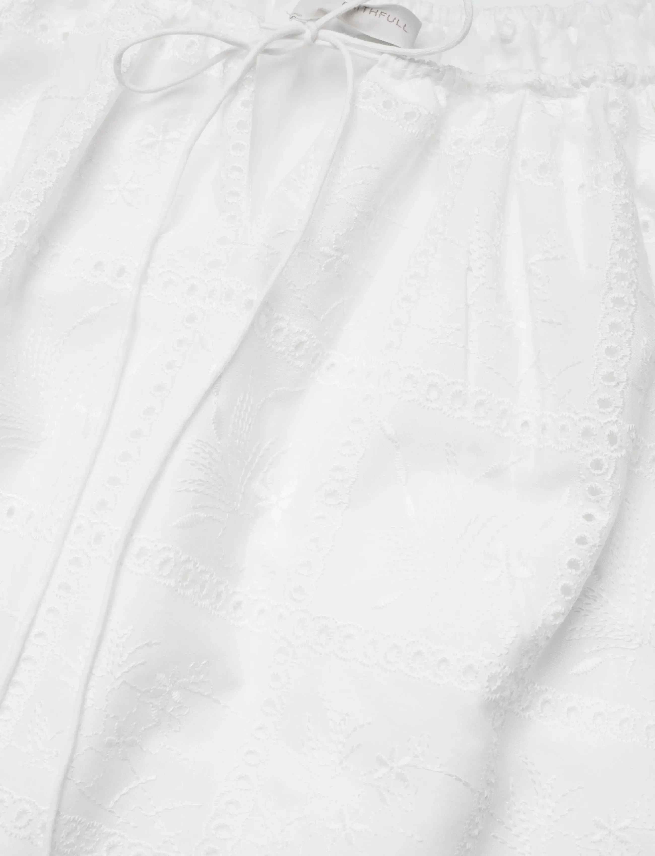 Faithfull The Brand - SERAFINA MINI DRESS - konfirmation - handkerchief broderie white - 5