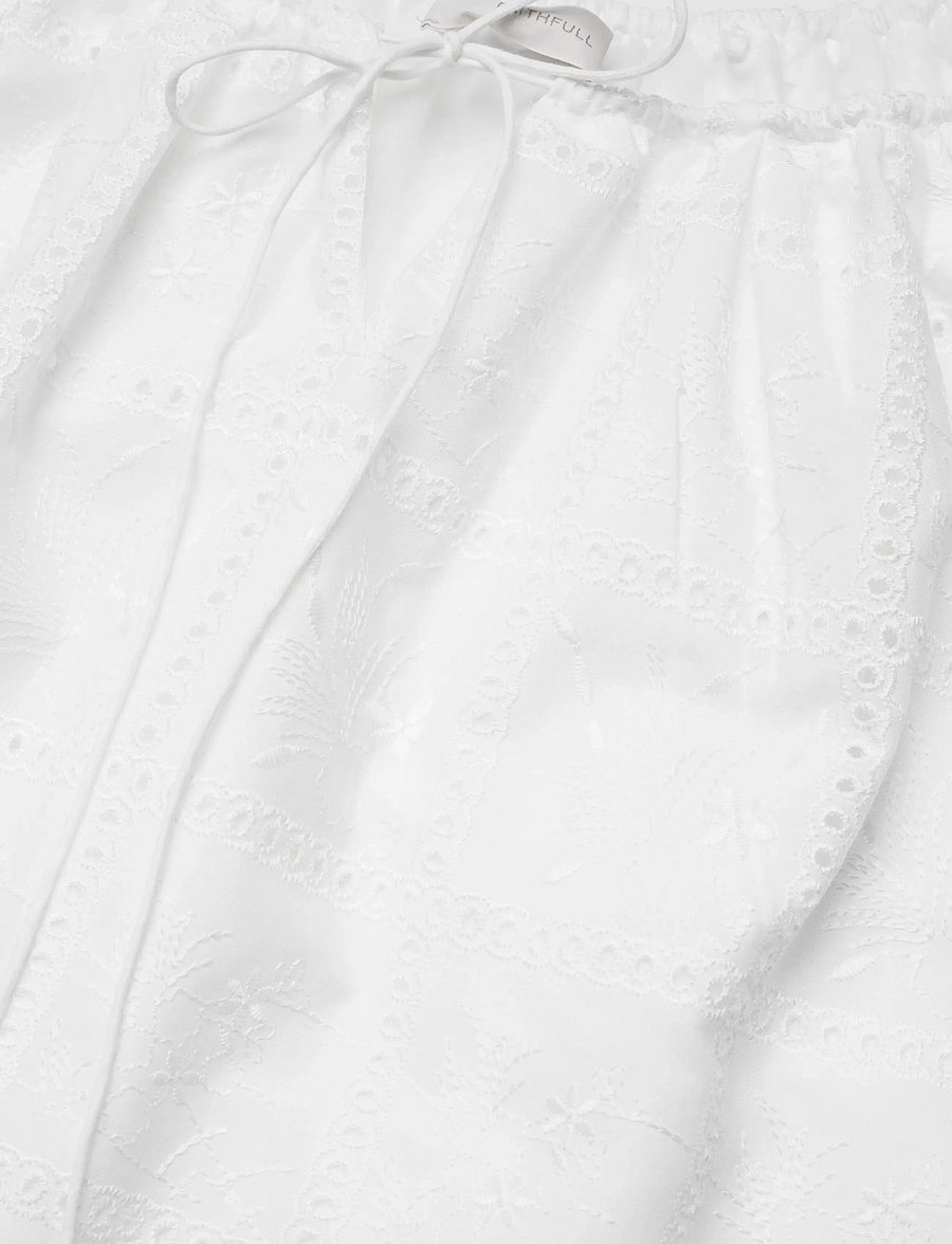 Faithfull The Brand - SERAFINA MINI DRESS - konfirmation - handkerchief broderie white - 5