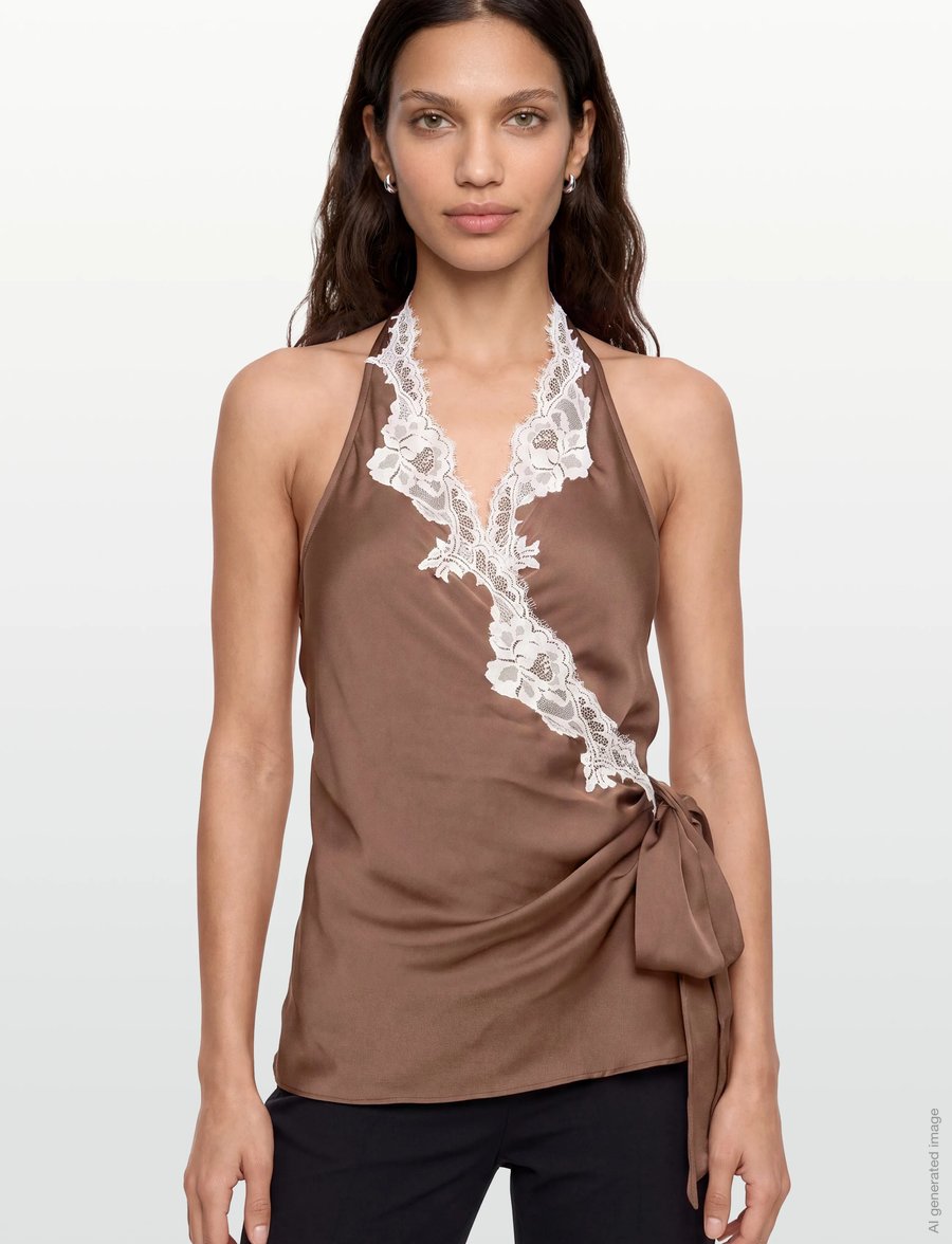Faithfull The Brand - MAREA TOP - Ærmeløse bluser - chocolate lace - 3