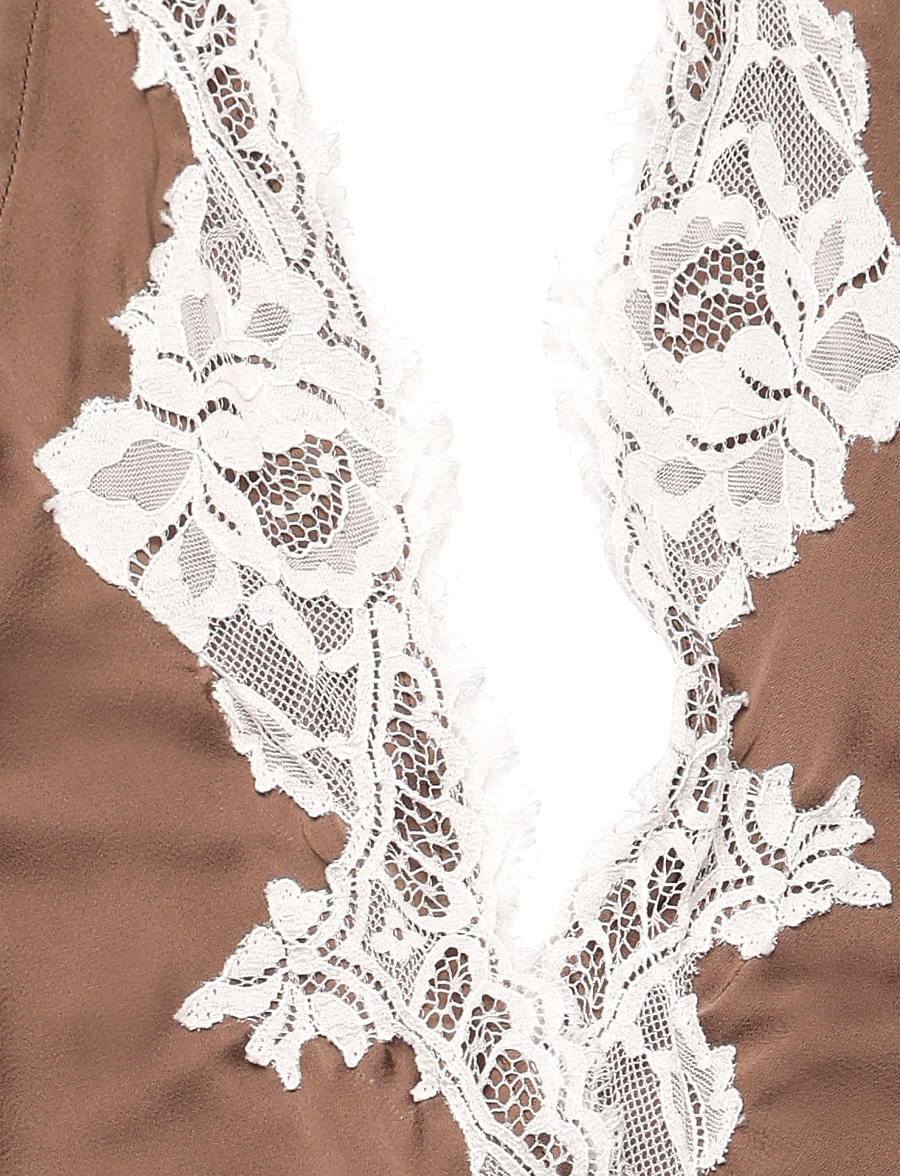 Faithfull The Brand - MAREA TOP - Ærmeløse bluser - chocolate lace - 5
