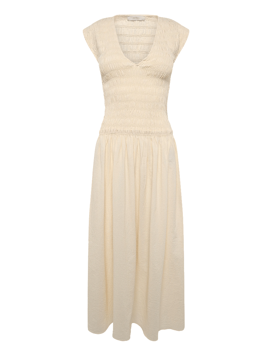 Faithfull The Brand - CARMEN MAXI DRESS - milk - 0