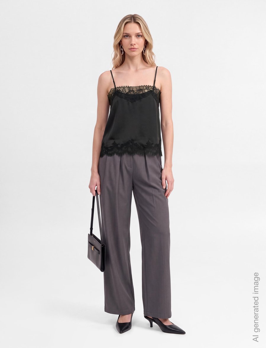 Faithfull The Brand - MARISOL TOP - lühikesed topid - black - 0