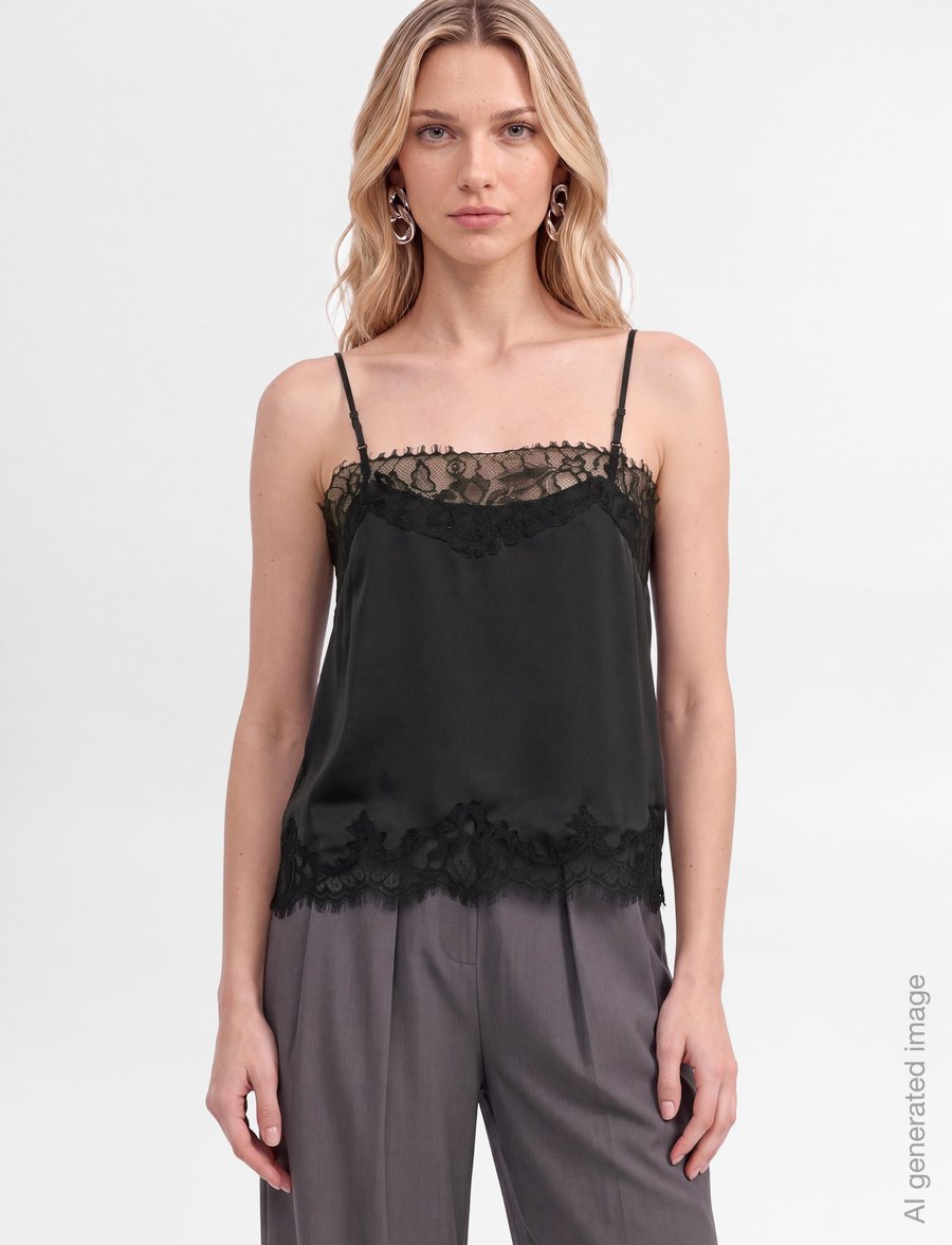 Faithfull The Brand - MARISOL TOP - lühikesed topid - black - 3
