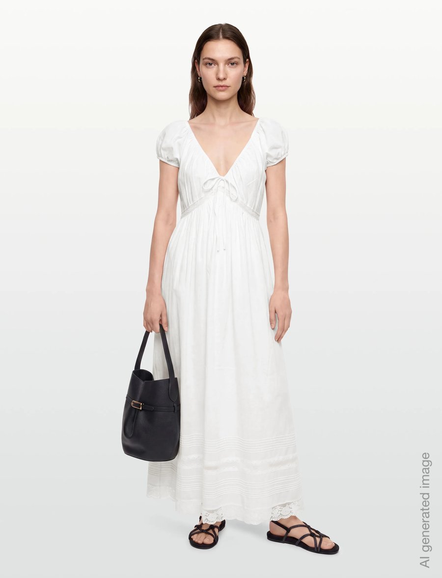Faithfull The Brand - ELODIA MAXI DRESS - suvekleidid - mia lace ivory - 0