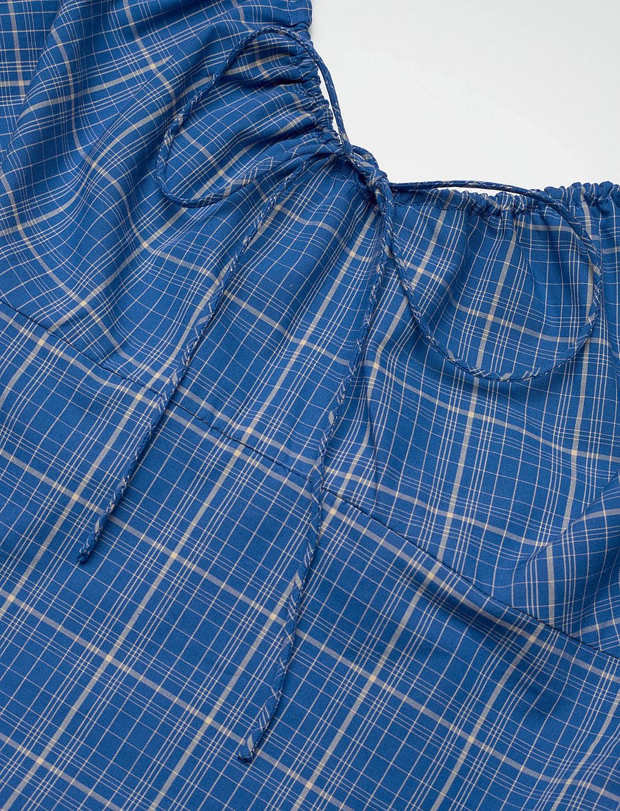 Faithfull The Brand - DEL ROS TOP - Ärmellose tops - flor check - cobalt - 2