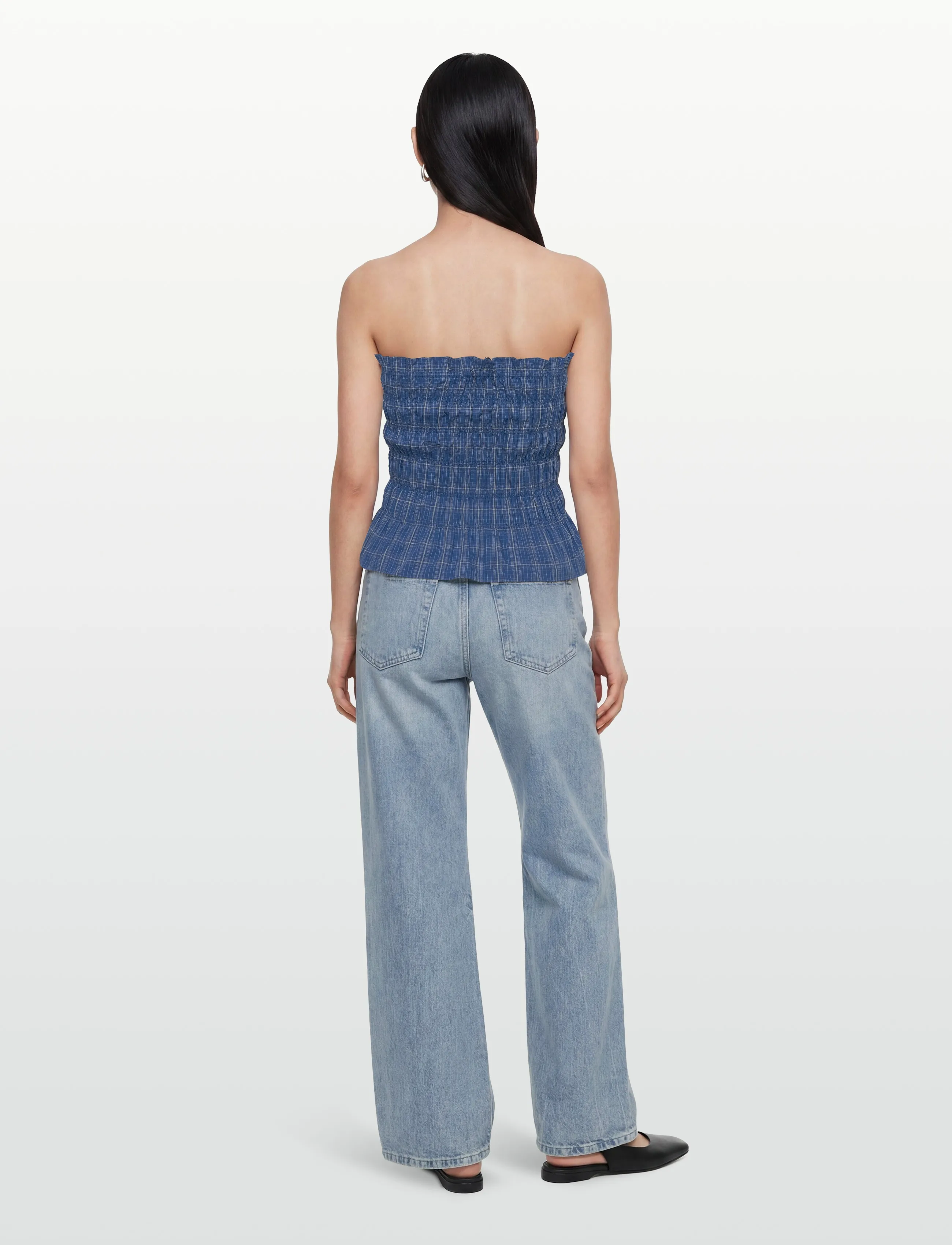 Faithfull The Brand - LEYA TOP - tanktops - flor check - cobalt - 4