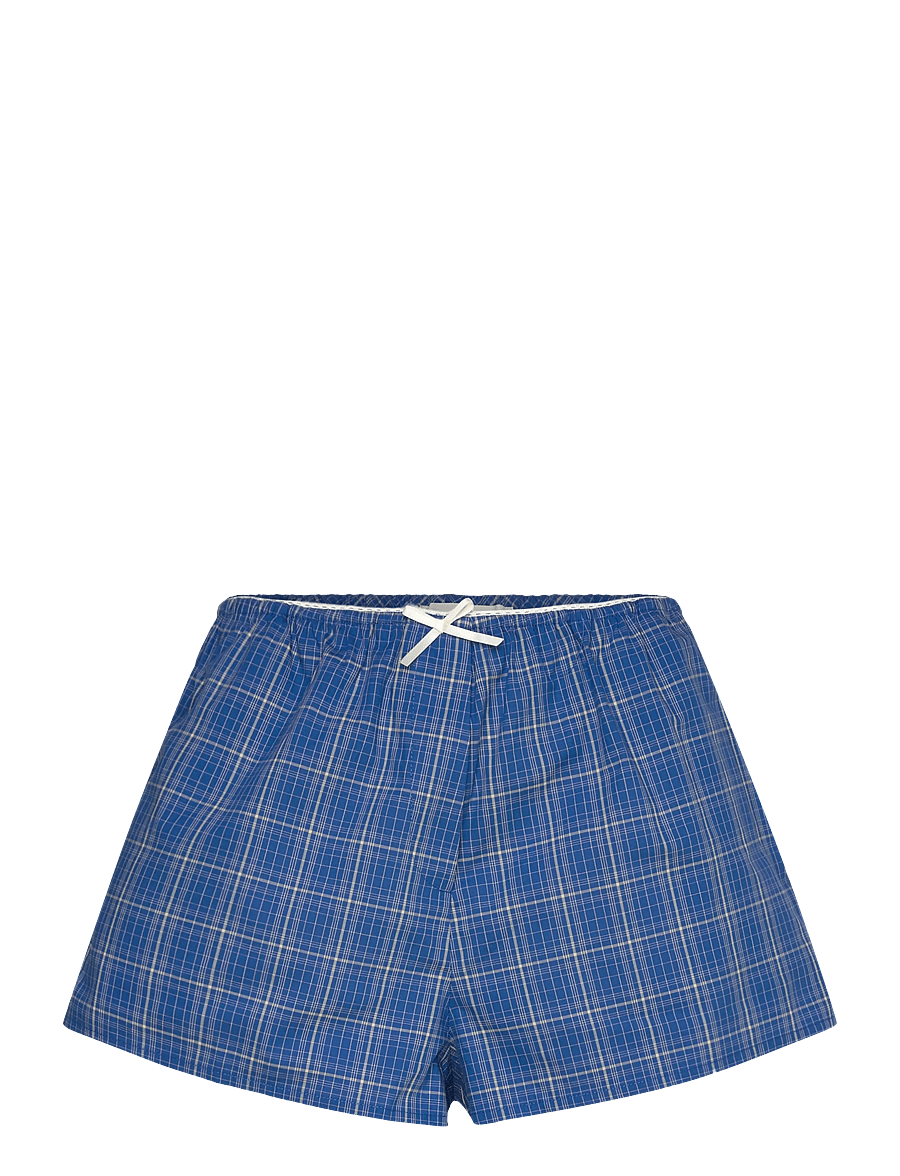 Faithfull The Brand - LEYA SHORT - ikdienas šorti - flor check - cobalt - 0