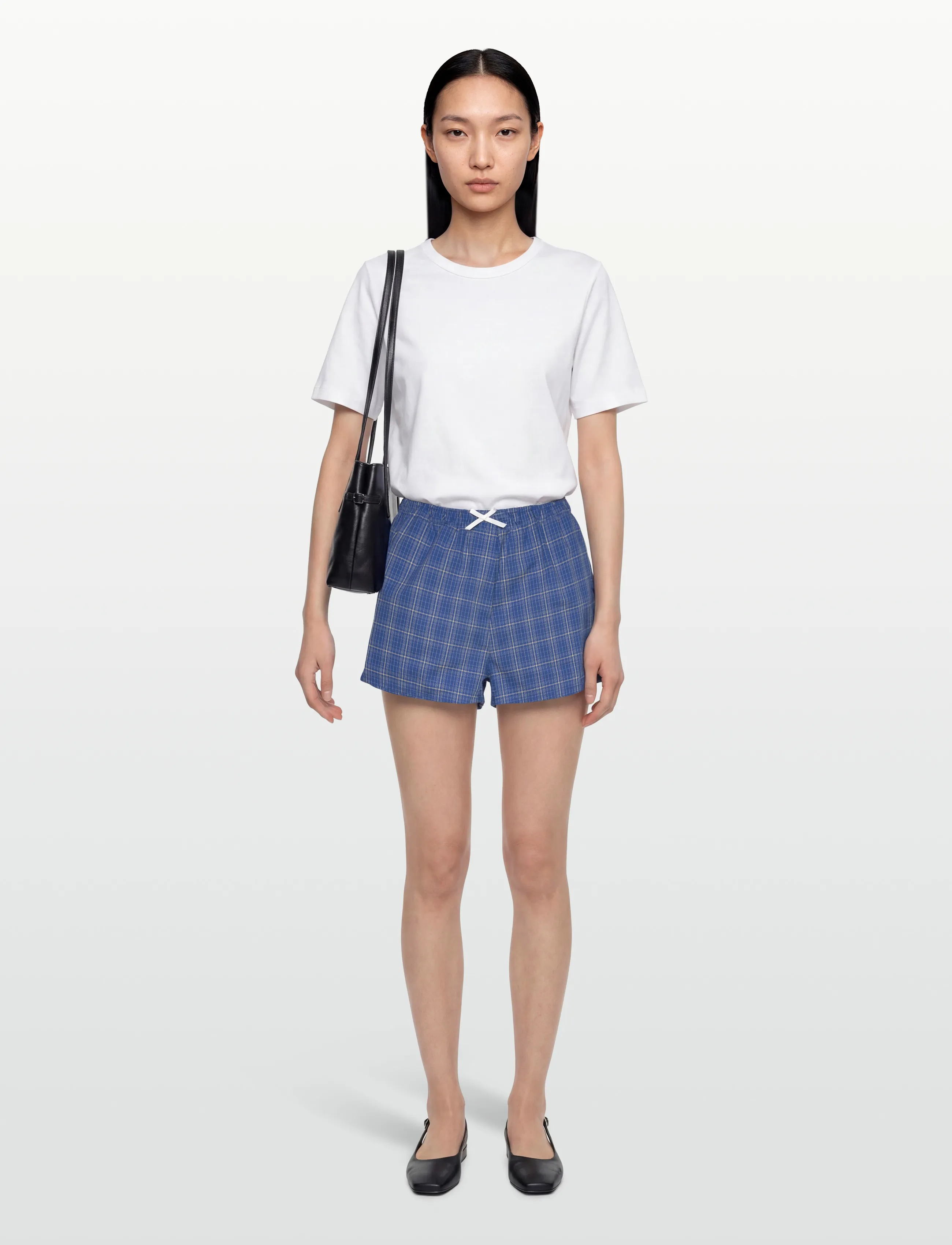 Faithfull The Brand - LEYA SHORT - casual shorts - flor check - cobalt - 0