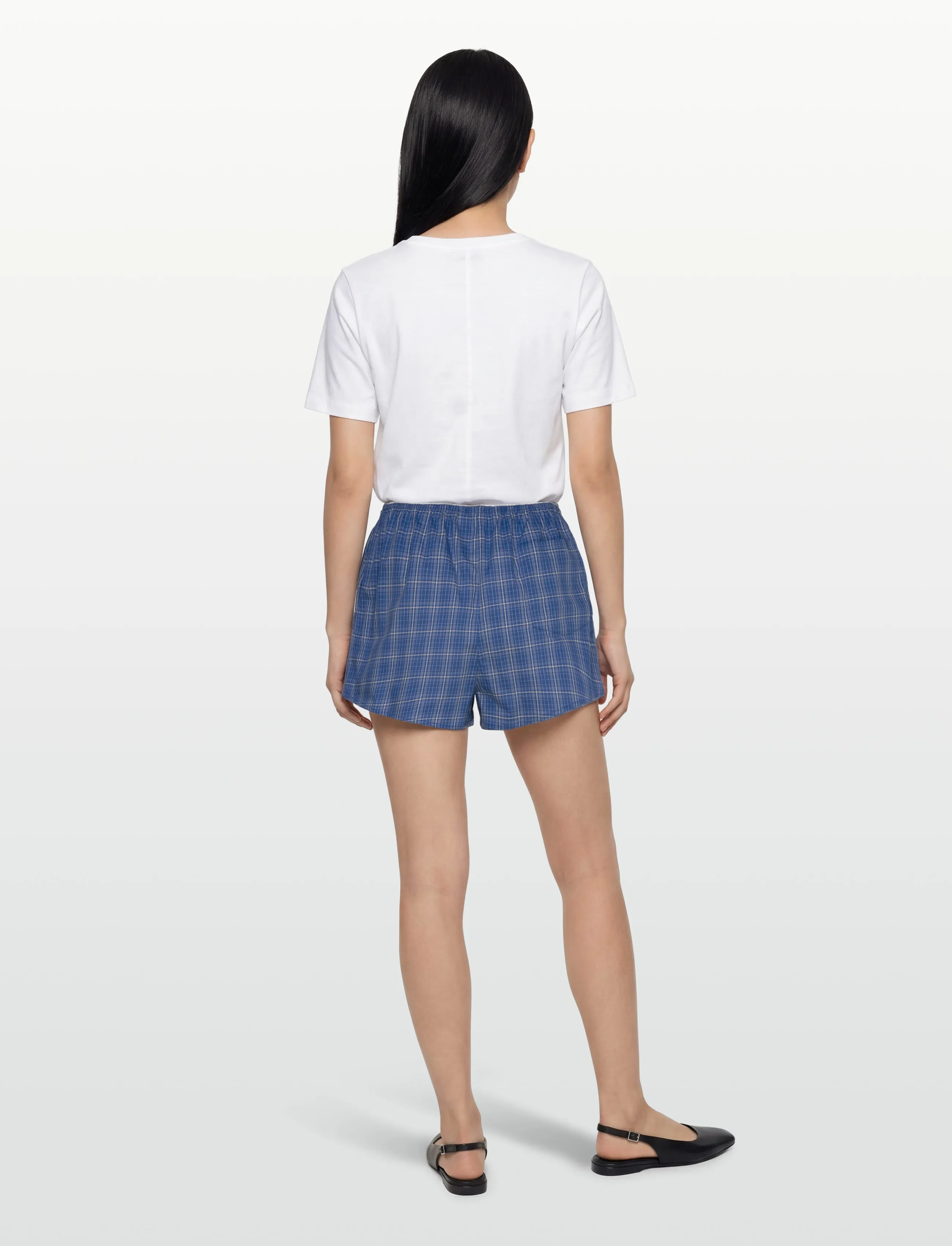 Faithfull The Brand - LEYA SHORT - casual shorts - flor check - cobalt - 4