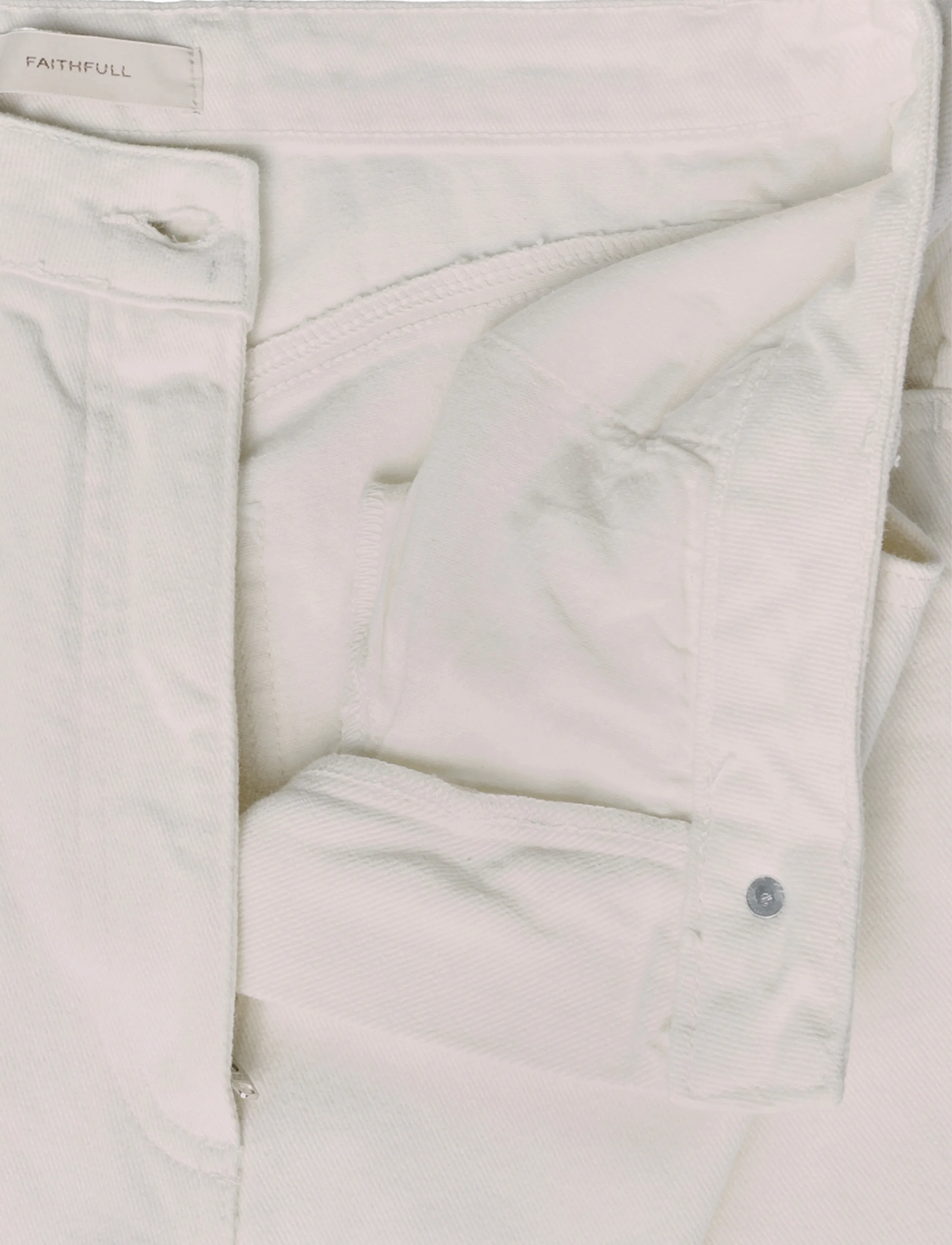 Faithfull The Brand - QUINTA DENIM PANT - milk - 3