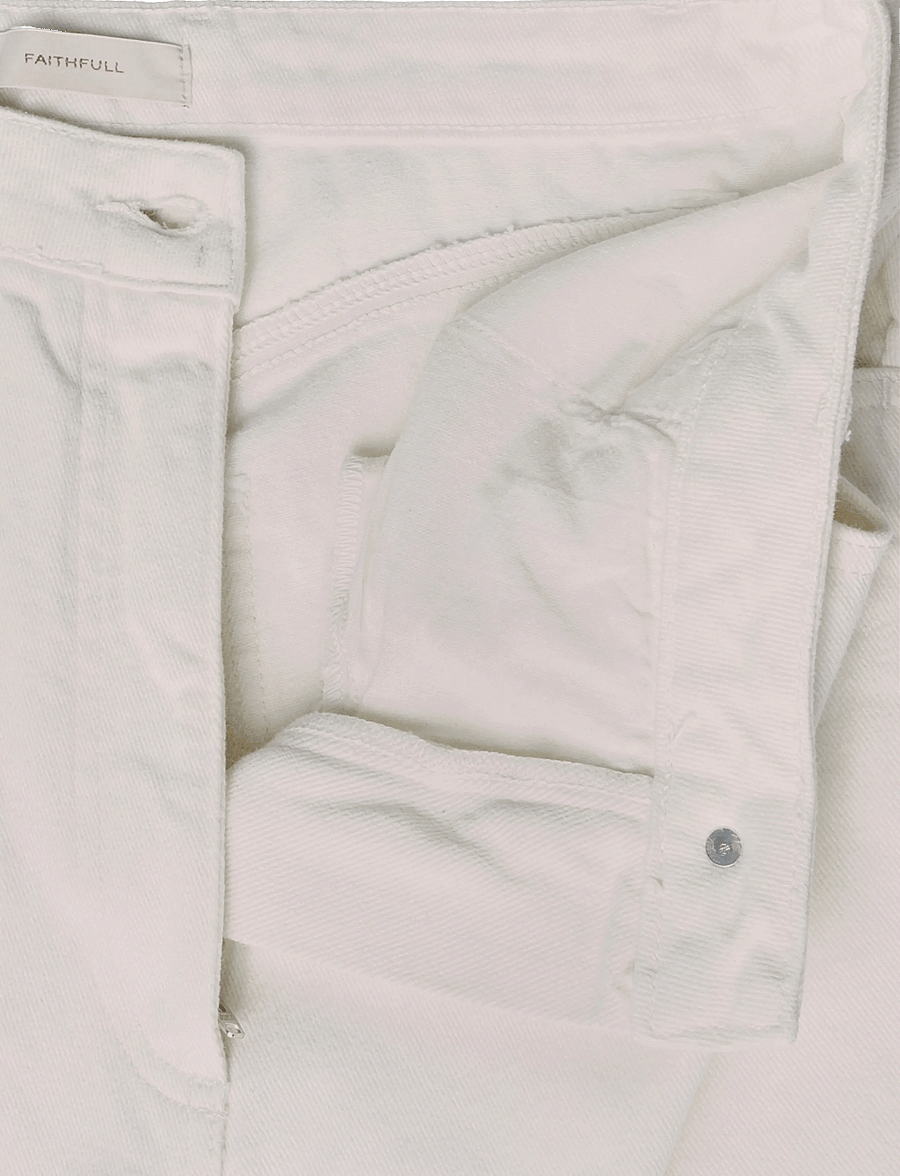 Faithfull The Brand - QUINTA DENIM PANT - milk - 3