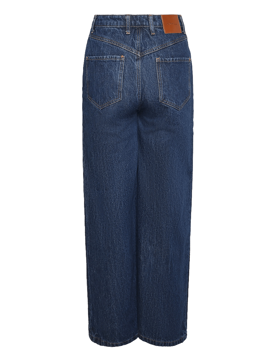 Faithfull The Brand - QUINTA DENIM PANT - laia säärega teksad - dark indigo - 1