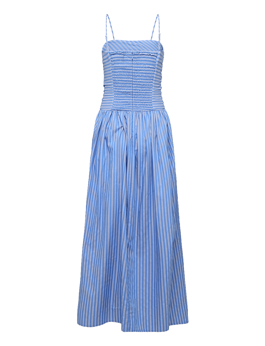 Faithfull The Brand - PORTLLIGAT MAXI DRESS - summer dresses - joao stripe azulejo blue - 1