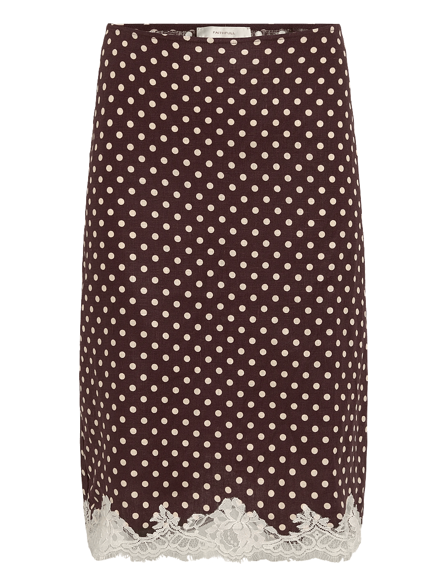 Faithfull The Brand - MARTUBA SKIRT - midi skirts - martinha polka dot - 0