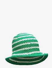 Faithfull The Brand - CROCHET BUCKET HAT - bucket hats - green stripe - 0