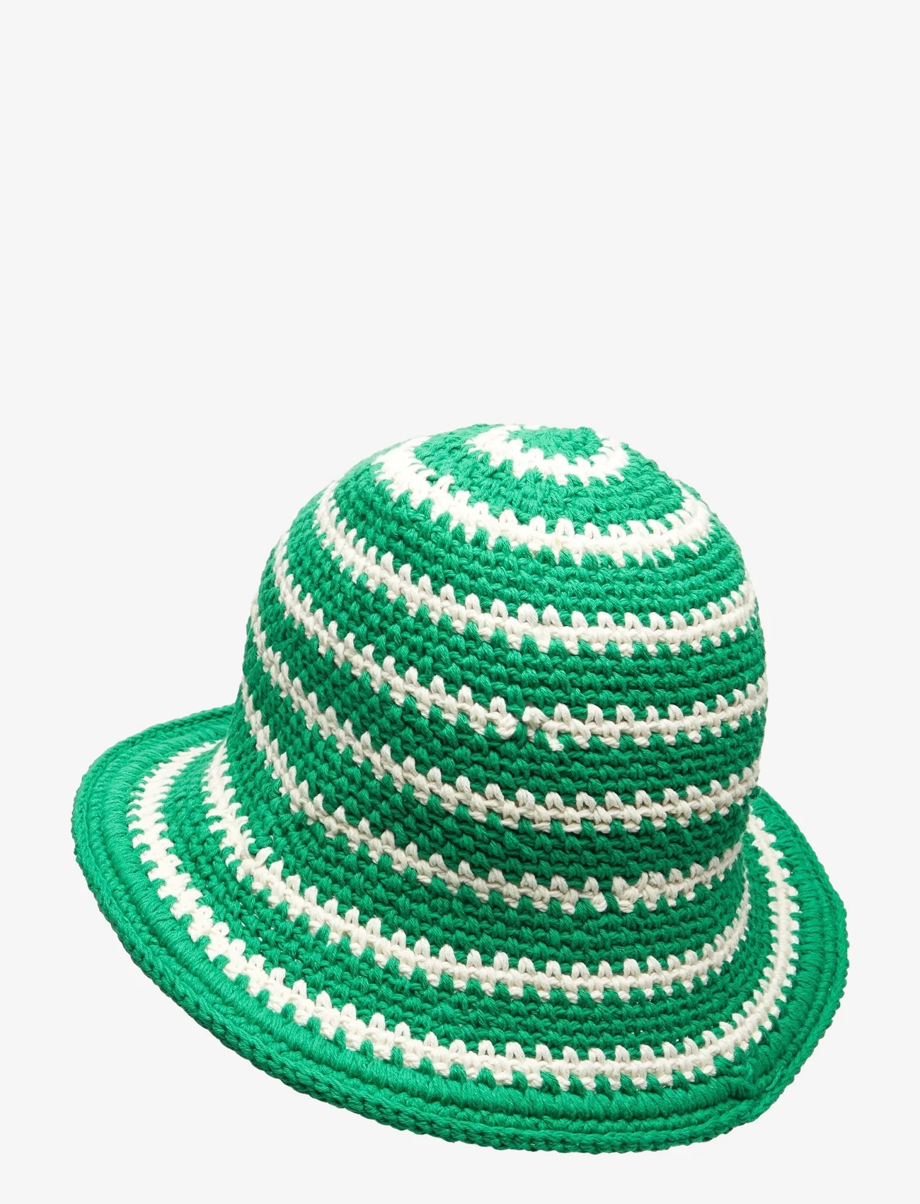 Faithfull The Brand - CROCHET BUCKET HAT - bucket hats - green stripe - 1