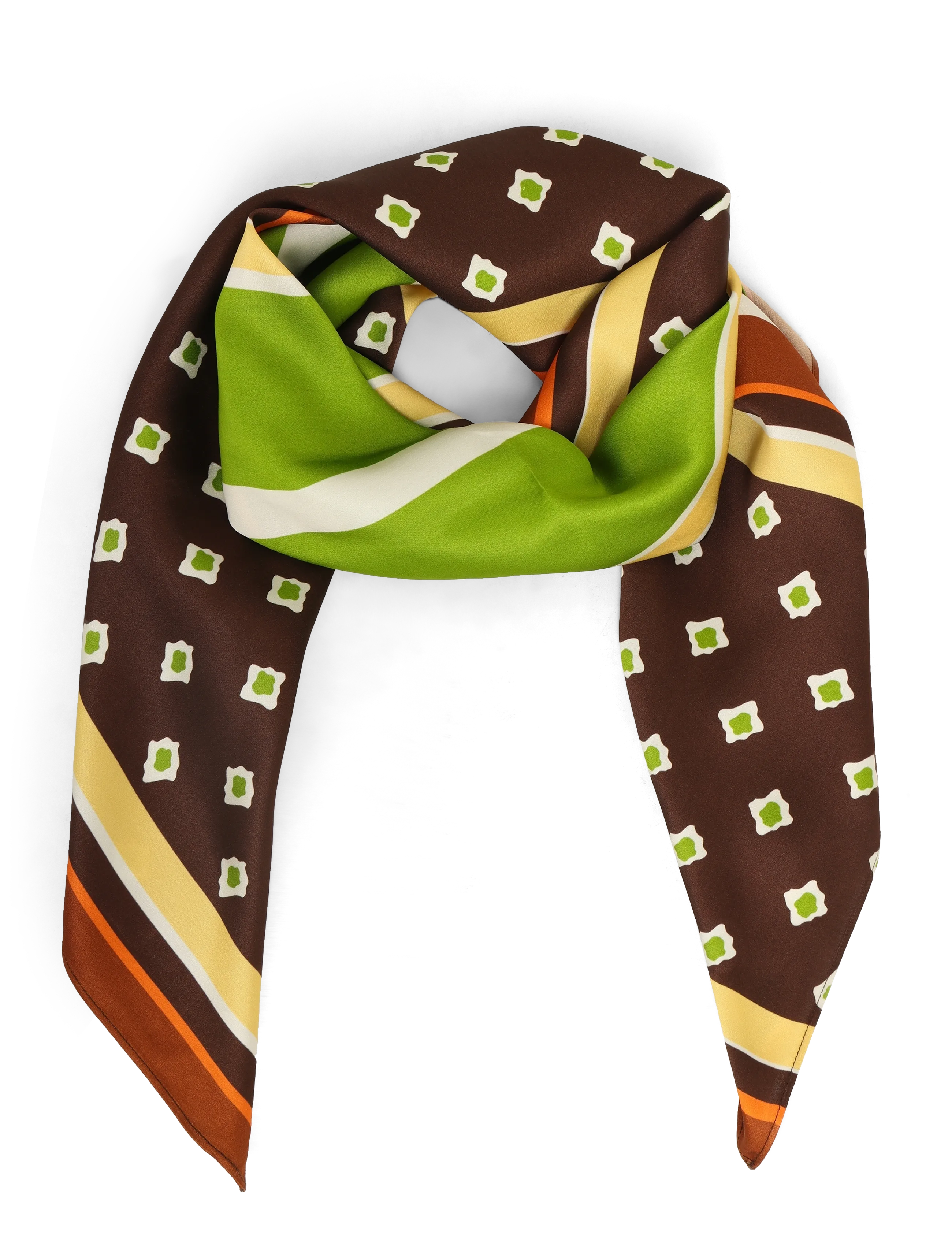 Faithfull The Brand SOLEIL WAIST SCARF - Sallid - VALENCIA STRIPE / brown