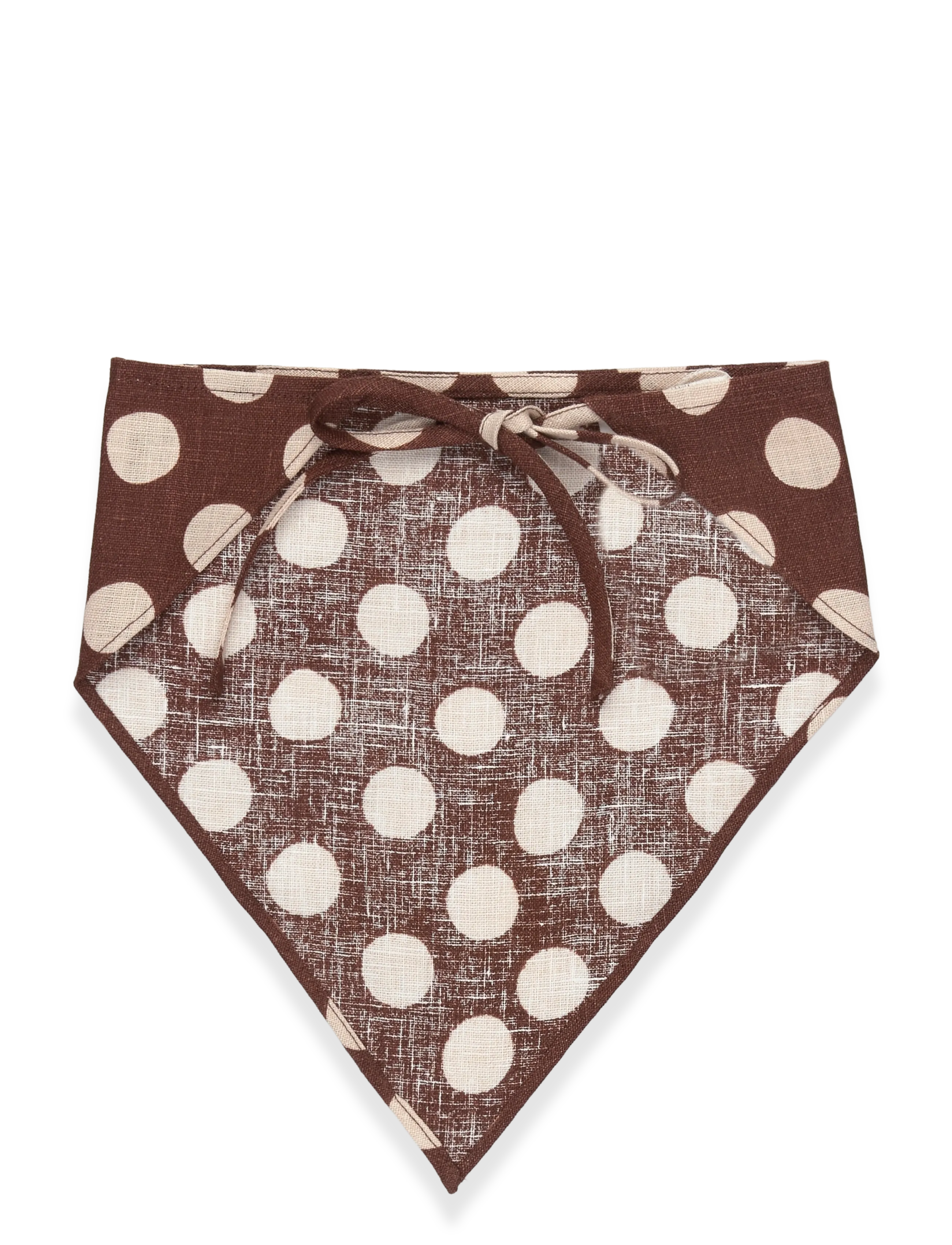 Faithfull The Brand - SIMONA HEAD SCARF - cioccolato dot - 1
