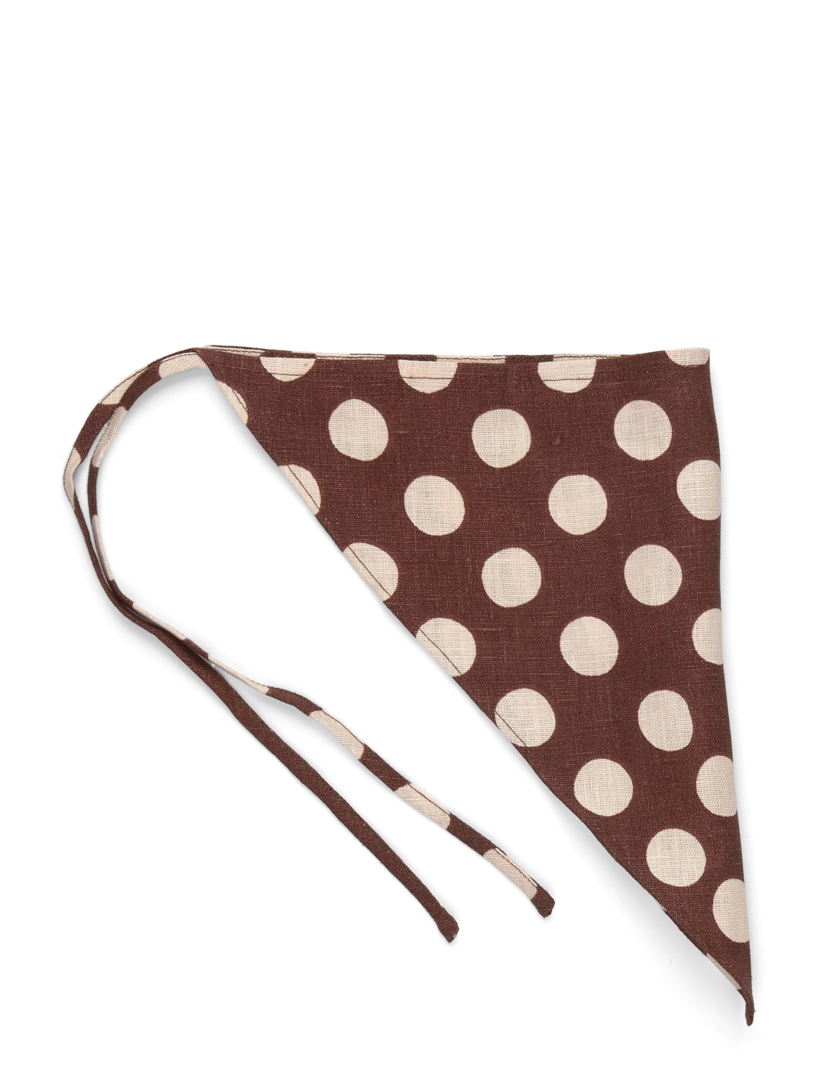 Faithfull The Brand - SIMONA HEAD SCARF - cioccolato dot - 2
