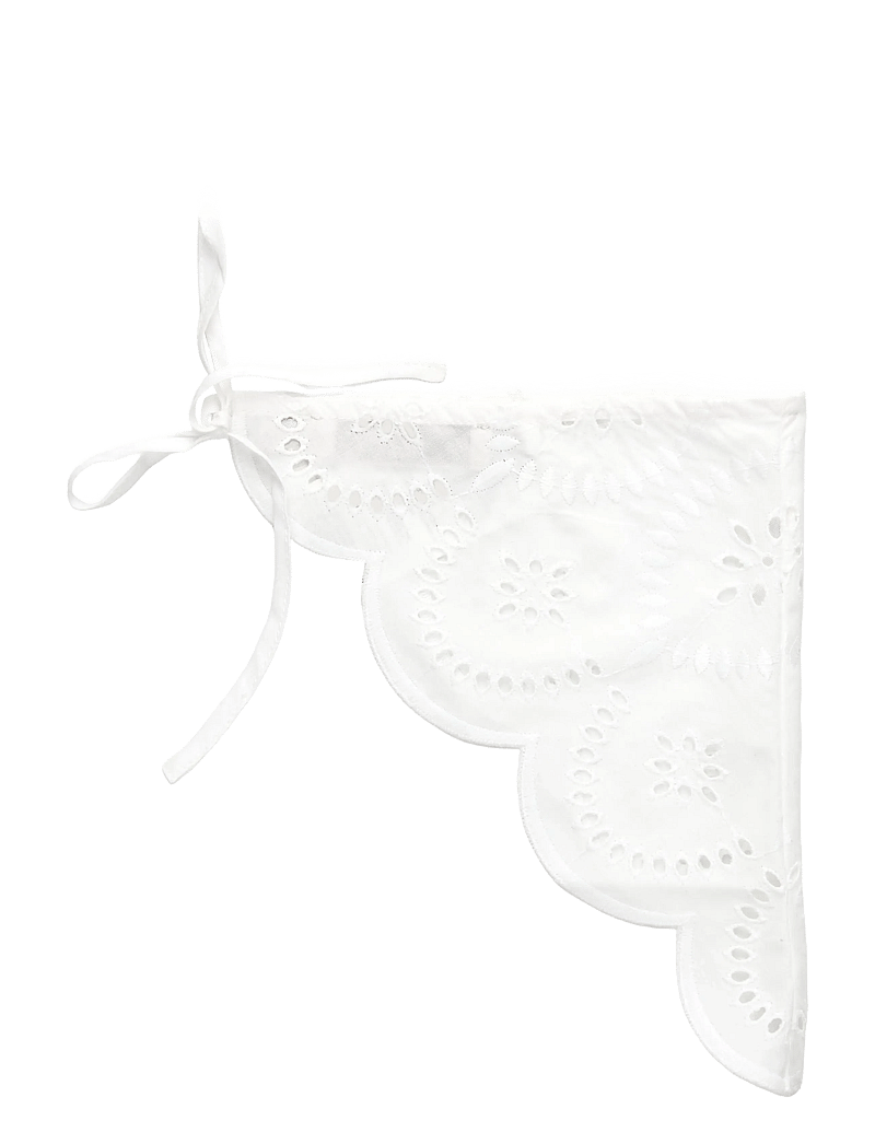 Faithfull The Brand - PONTE HEAD SCARF - igapäevane stiil - bianca broderie white - 1