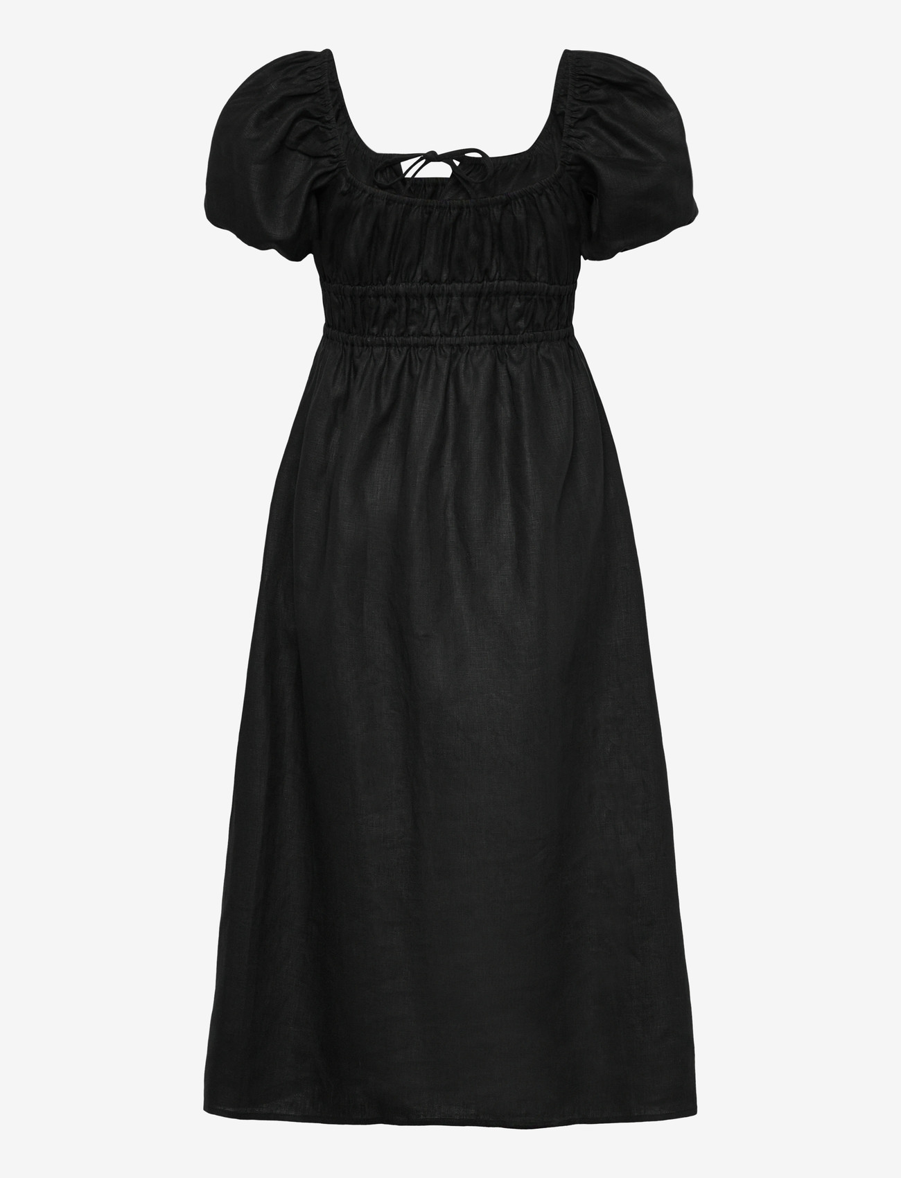 Faithfull The Brand - BRIGITTE MIDI DRESS - konfirmationstøj - black - 2