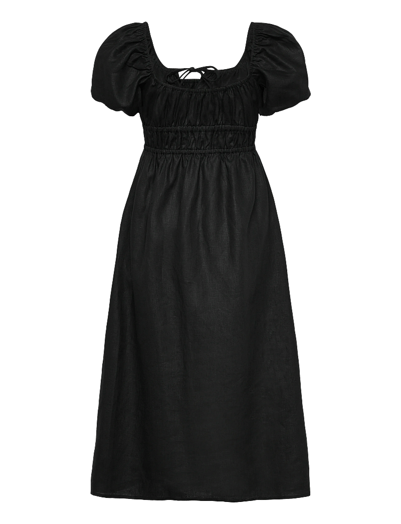 Faithfull The Brand - BRIGITTE MIDI DRESS - konfirmationstøj - black - 2