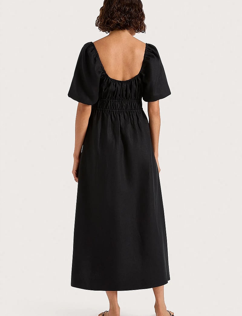 Faithfull The Brand - BRIGITTE MIDI DRESS - konfirmationstøj - black - 4
