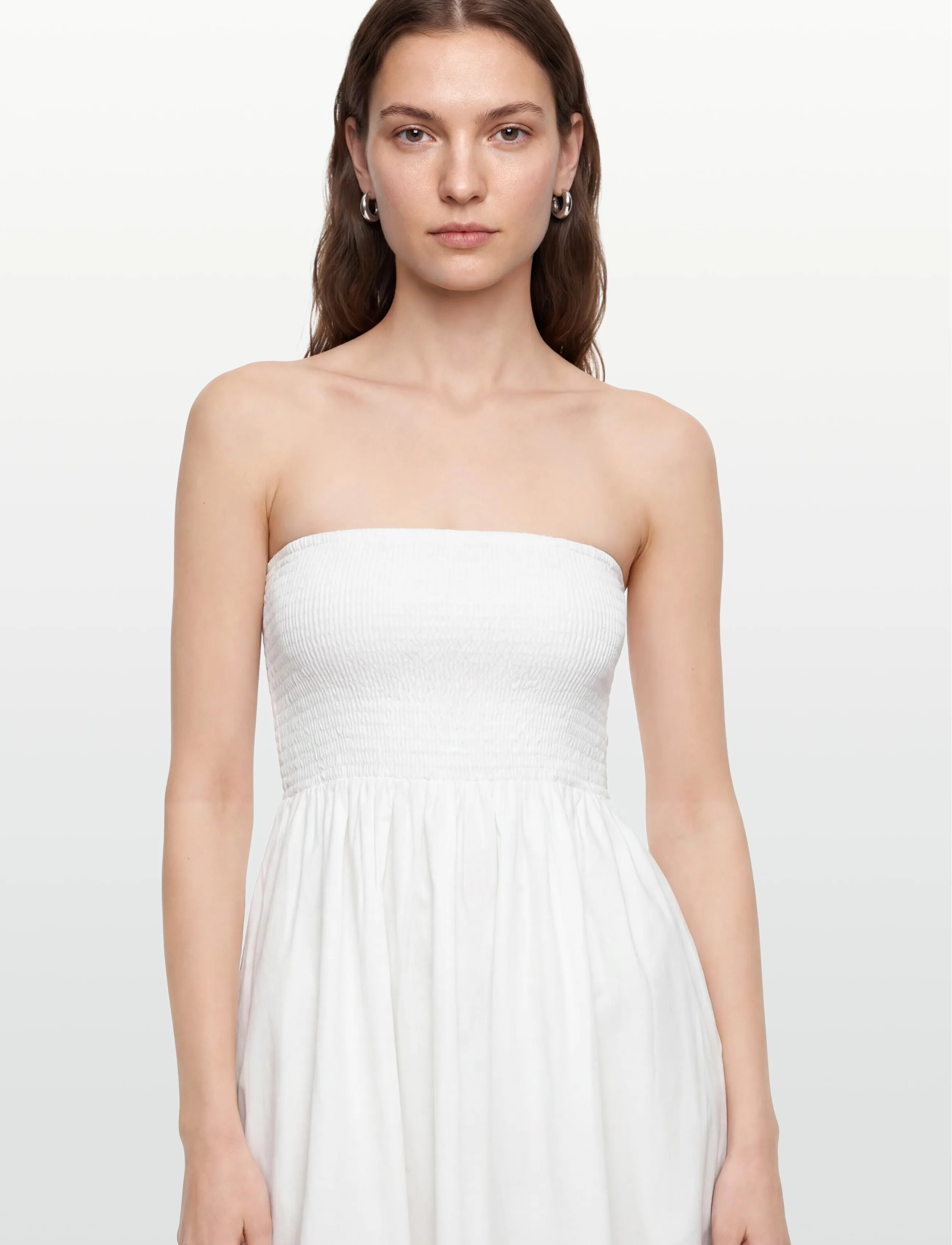Faithfull The Brand - JAMIE MIDI DRESS - confirmation - white - 3