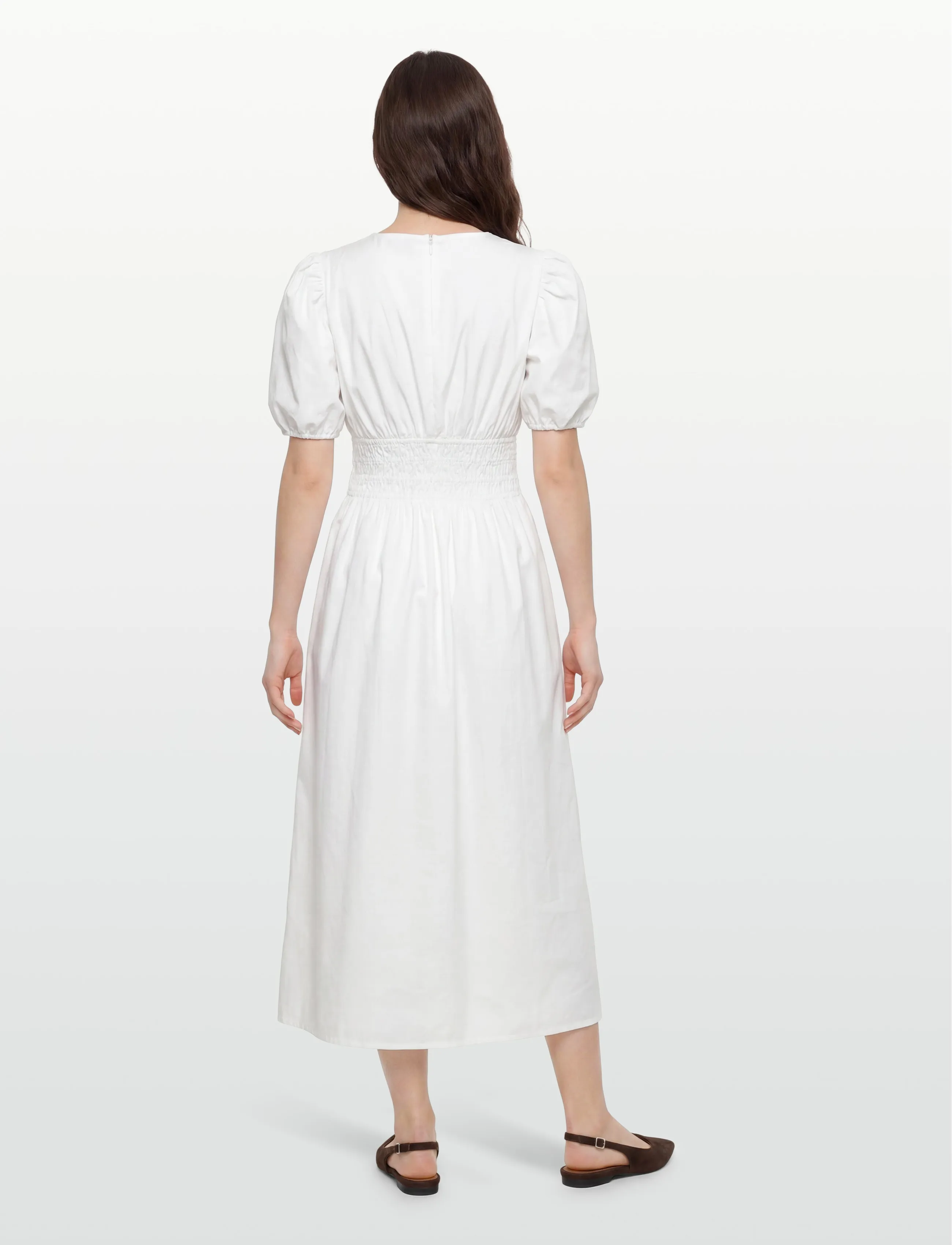 Faithfull The Brand - GRACE MIDI DRESS - white - 4