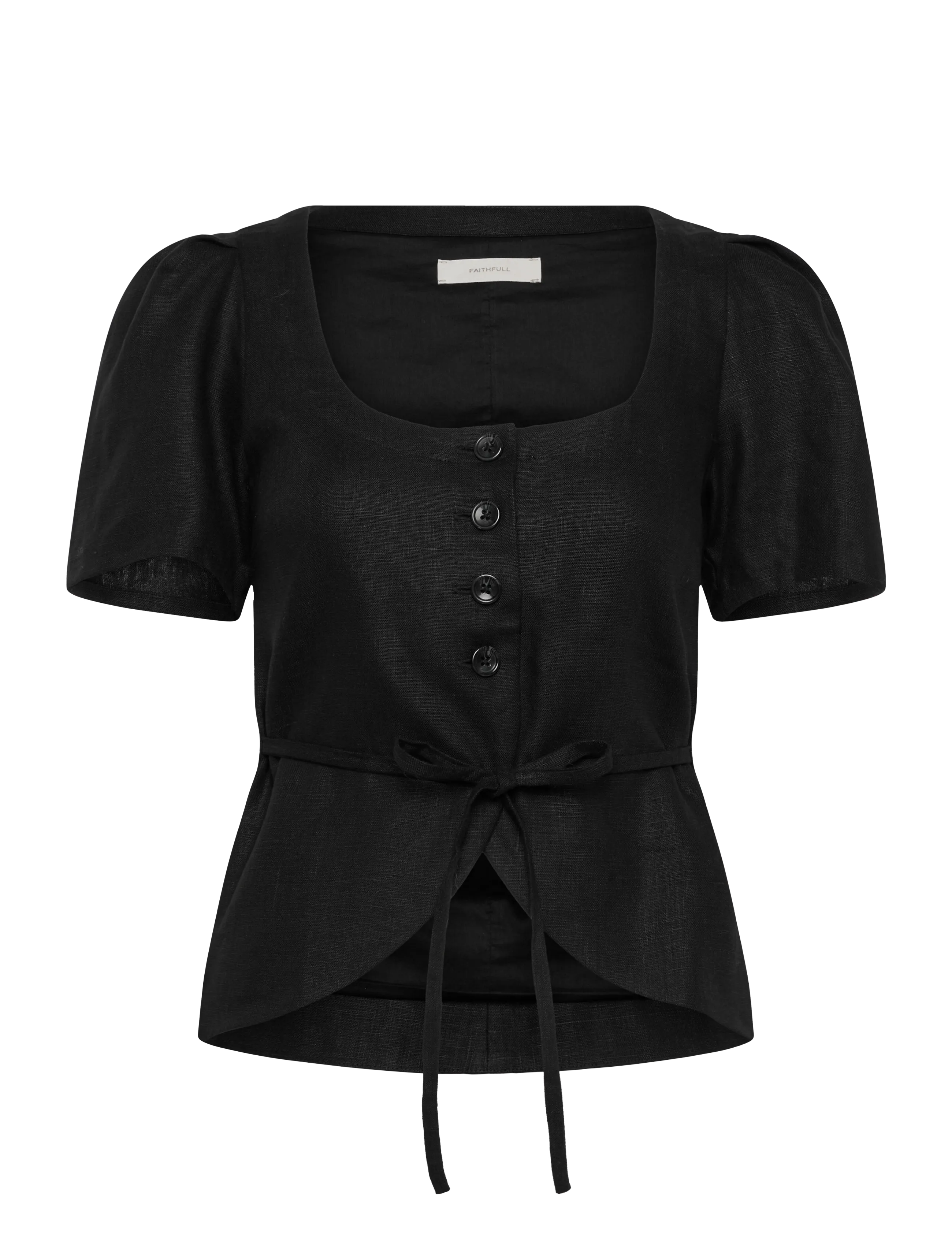 Faithfull The Brand AUDREY VEST - Kleidung - BLACK / black