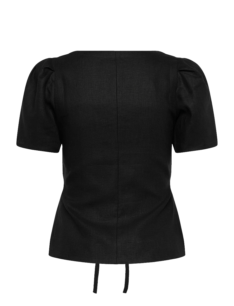 Faithfull The Brand - AUDREY VEST - blouses à manches courtes - black - 1