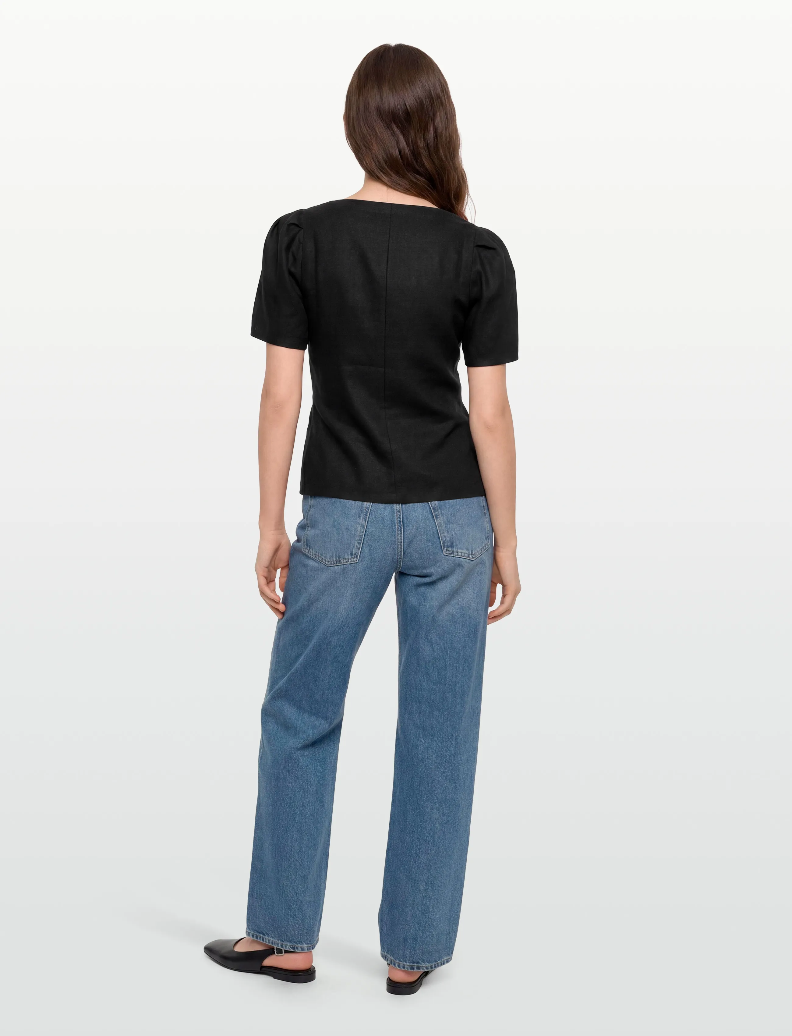 Faithfull The Brand - AUDREY VEST - kortærmede bluser - black - 4